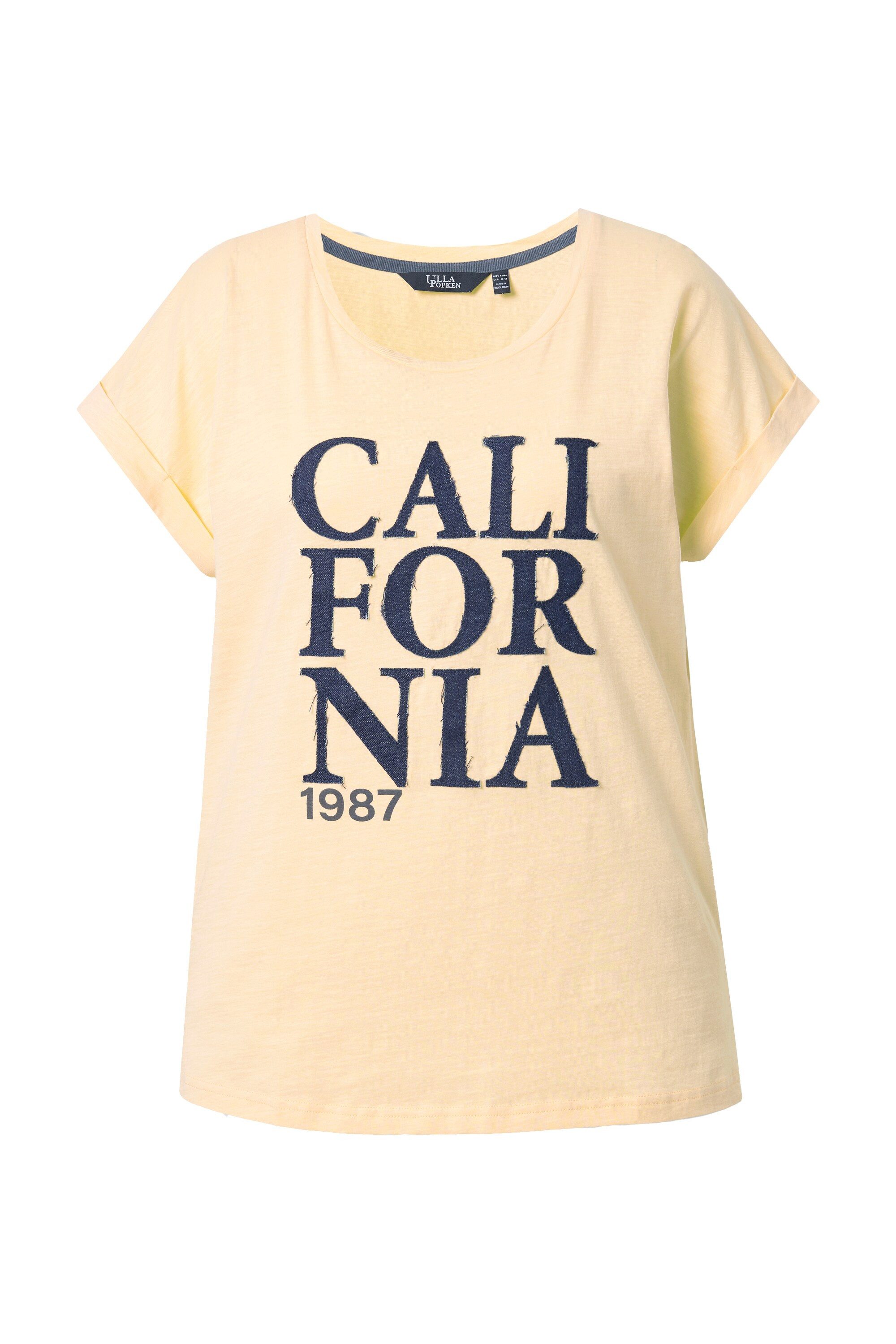 Ulla Popken T-Shirt T-Shirt California Oversized Rundhals Halbarm günstig online kaufen