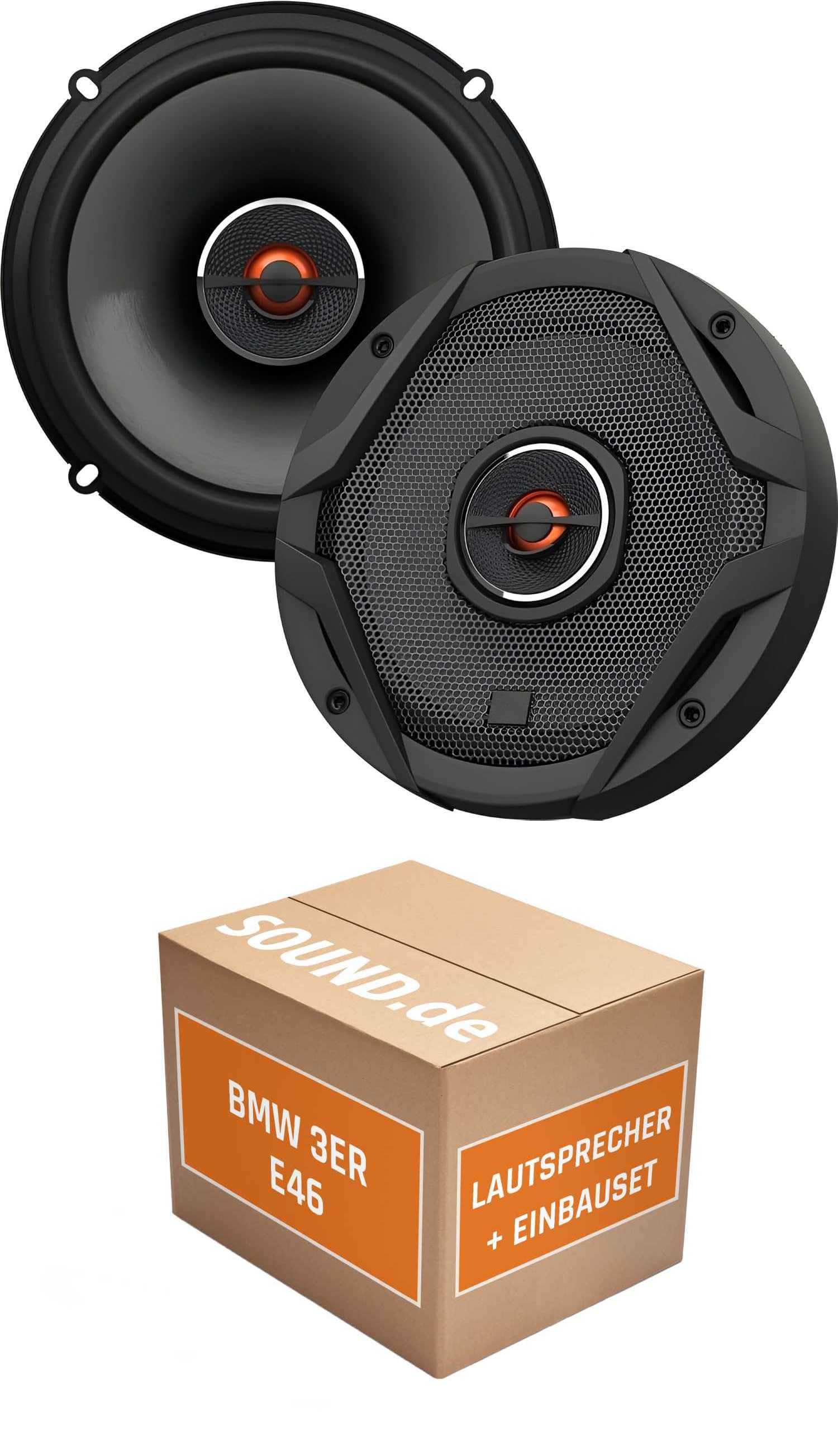 Lautsprecher Boxen Einbauset JBL GX602 BMW 3er E46 Auto-Lautsprecher
