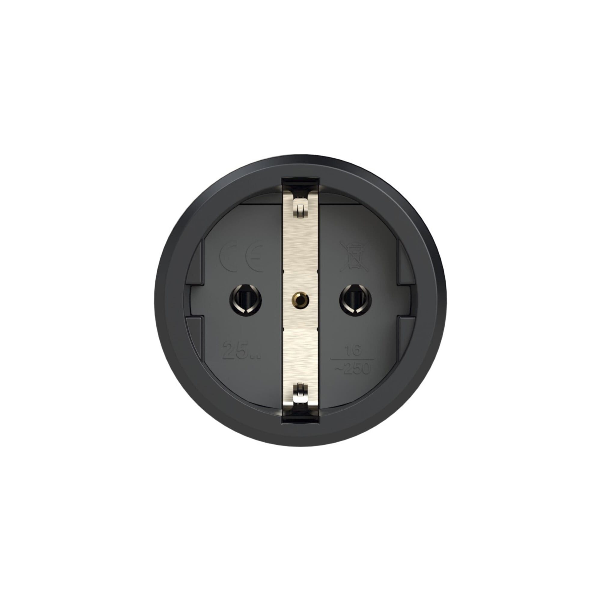 PCE Stromerzeuger PCE Schutzkontaktkupplung IP20 Vollgummi 16A / 250V AC / 3p (2P+E)