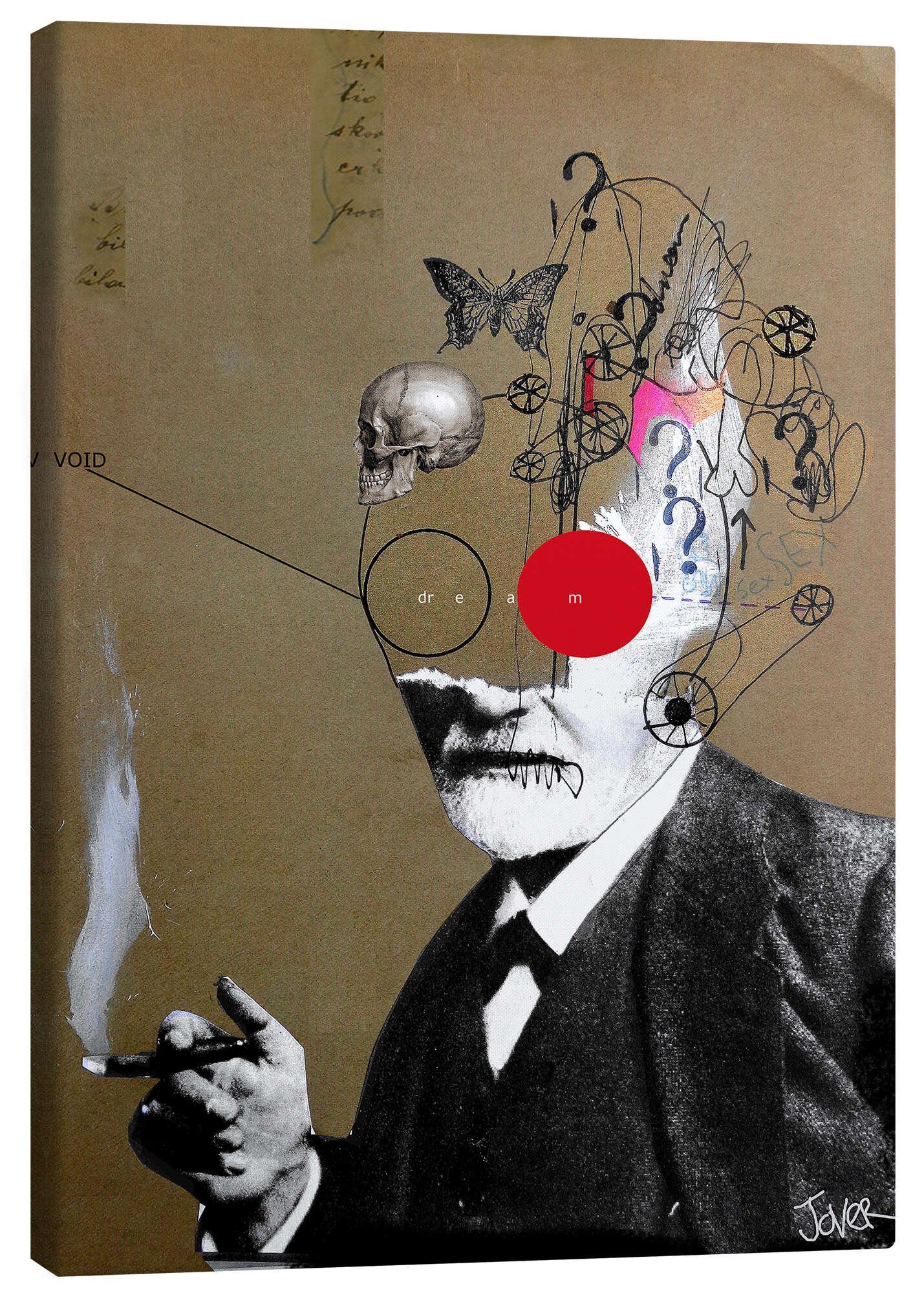 Posterlounge Wandbild Freud'sche Gedanken, Loui Jover, erhältlich als Poster, Leinwandbild, Wandsticker oder Acrylglasbild