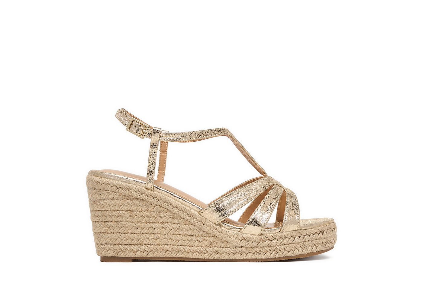 Jenny Jenny Damen-Espadrilles Gold Espadrille