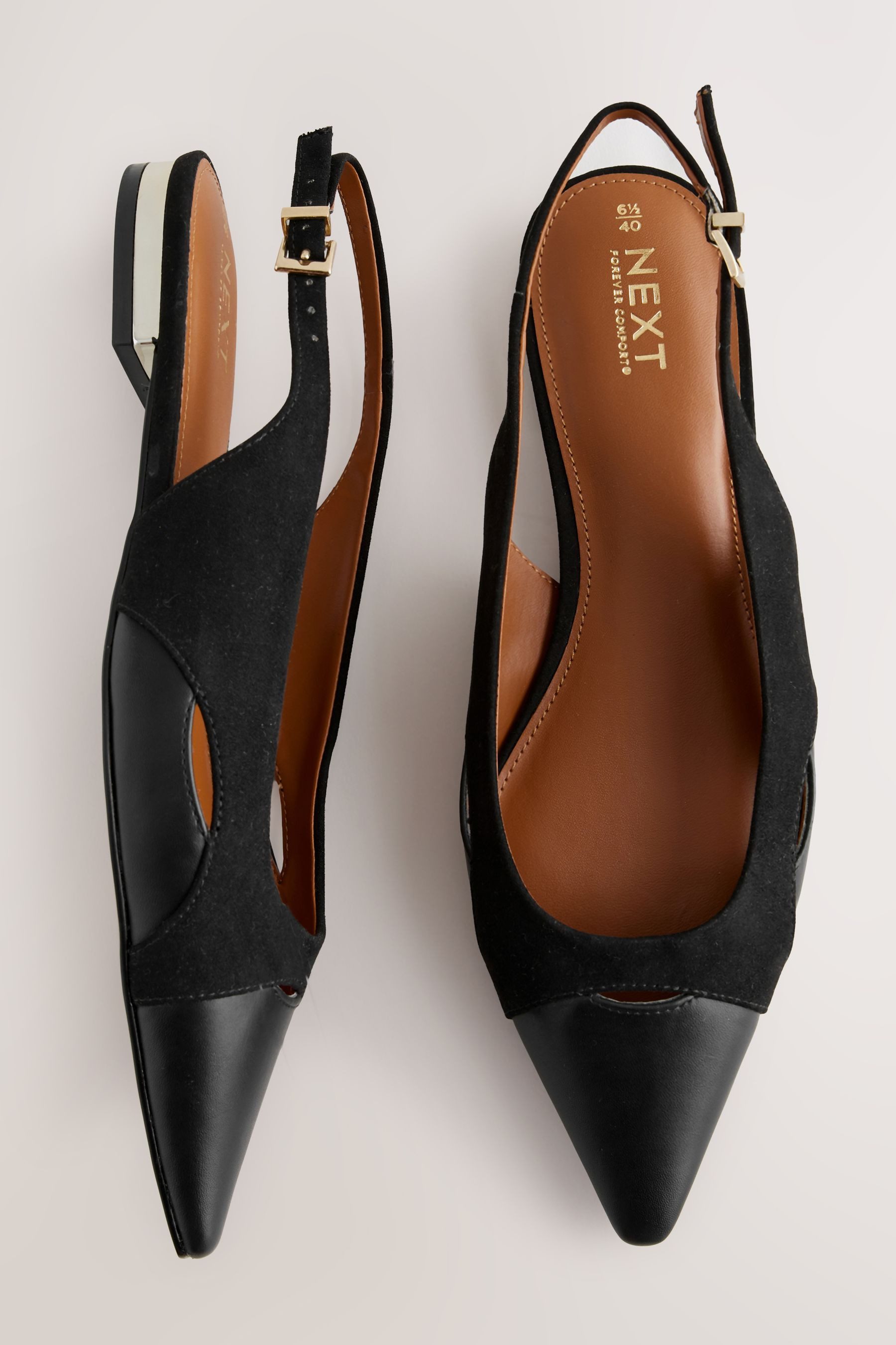 Next Forever Comfort® Spitze Slingbacks Slingsandale günstig online kaufen