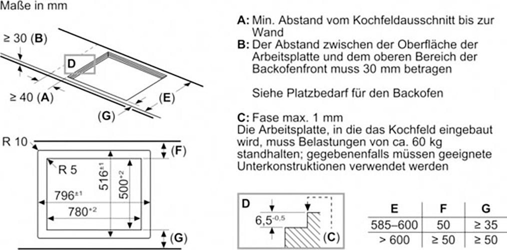 Flex-Induktions-Kochfeld N NEFF T68PTY4L0 90