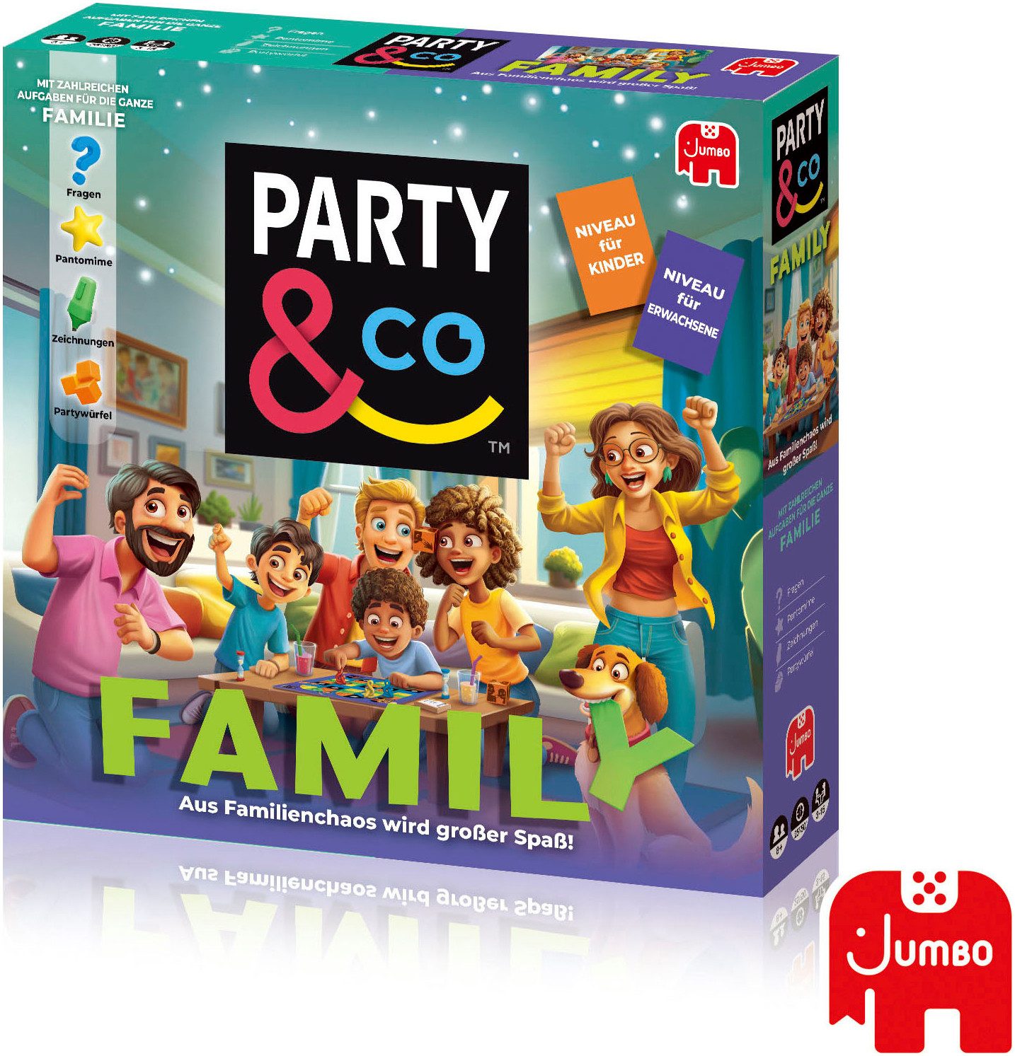 Jumbo Spiele Spiel Party & Co Family, Familienspiel