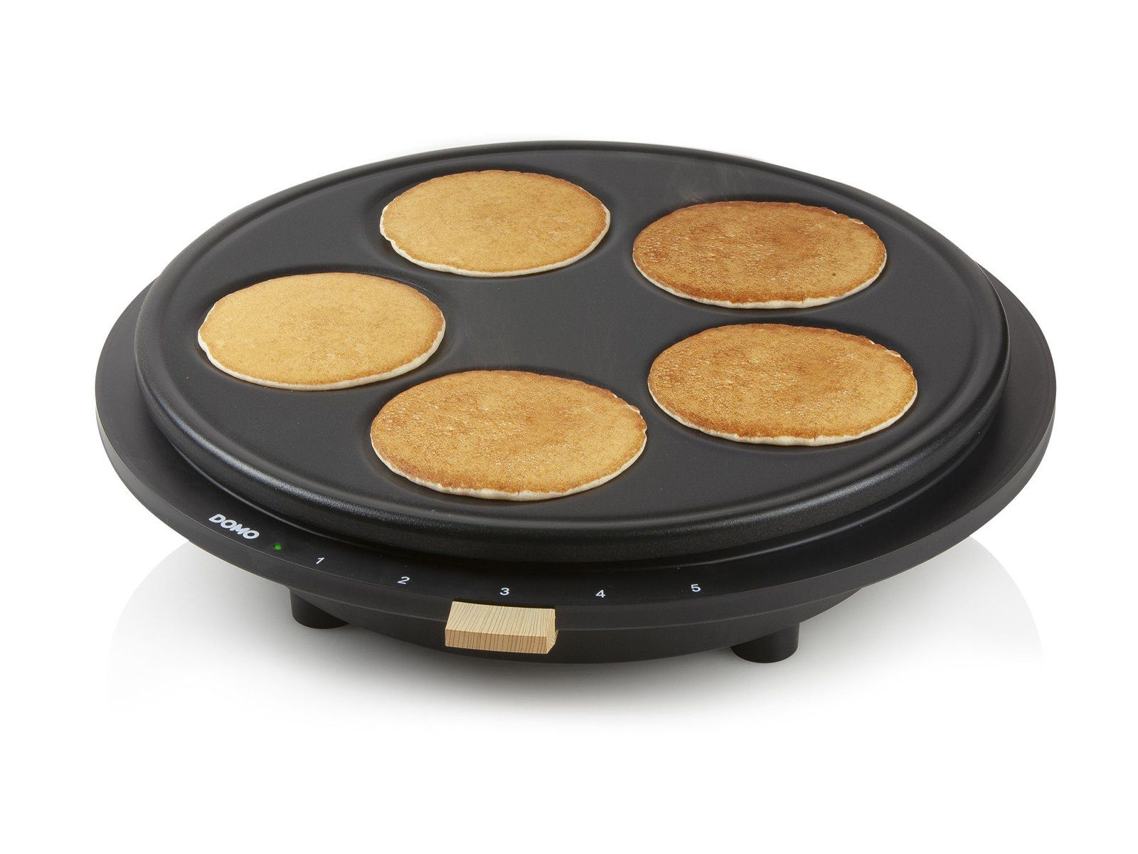Crêpesmaker, Pfannkuchen Pancake Ø cm, 38 süße groß, 5 Domo 1 W, machen 1500 Creperie selber Crepes-Eisen