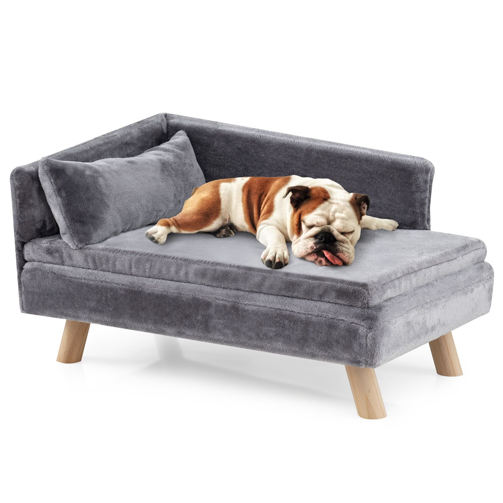 COSTWAY Tiersofa, Katzensofa, Katzencouch, mit 2 abnehmbaren Kissens günstig online kaufen