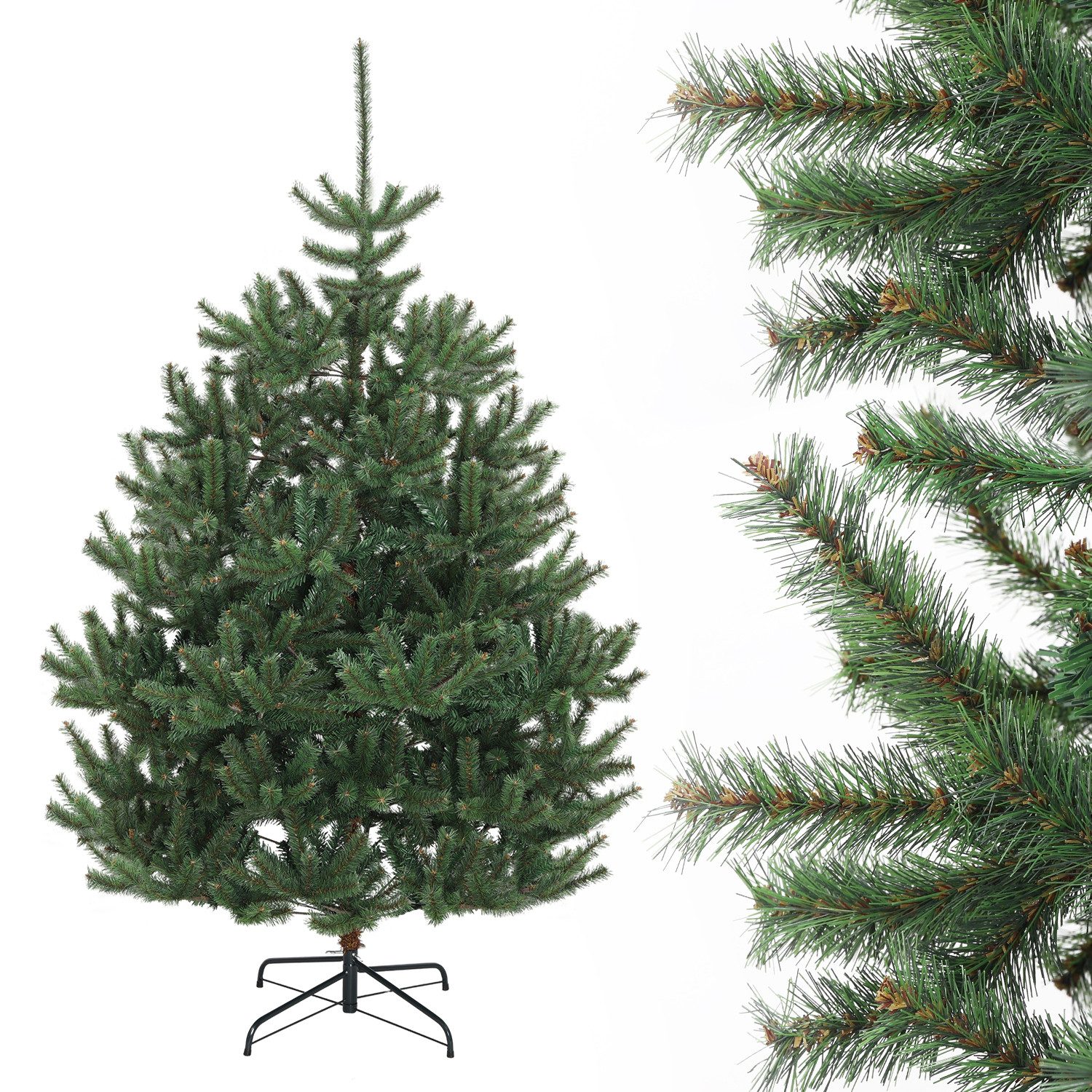 Künstlicher Weihnachtsbaum Ultra-realistische Nordmanntanne Weihnachtsbaum Künstlich Tannenbaum