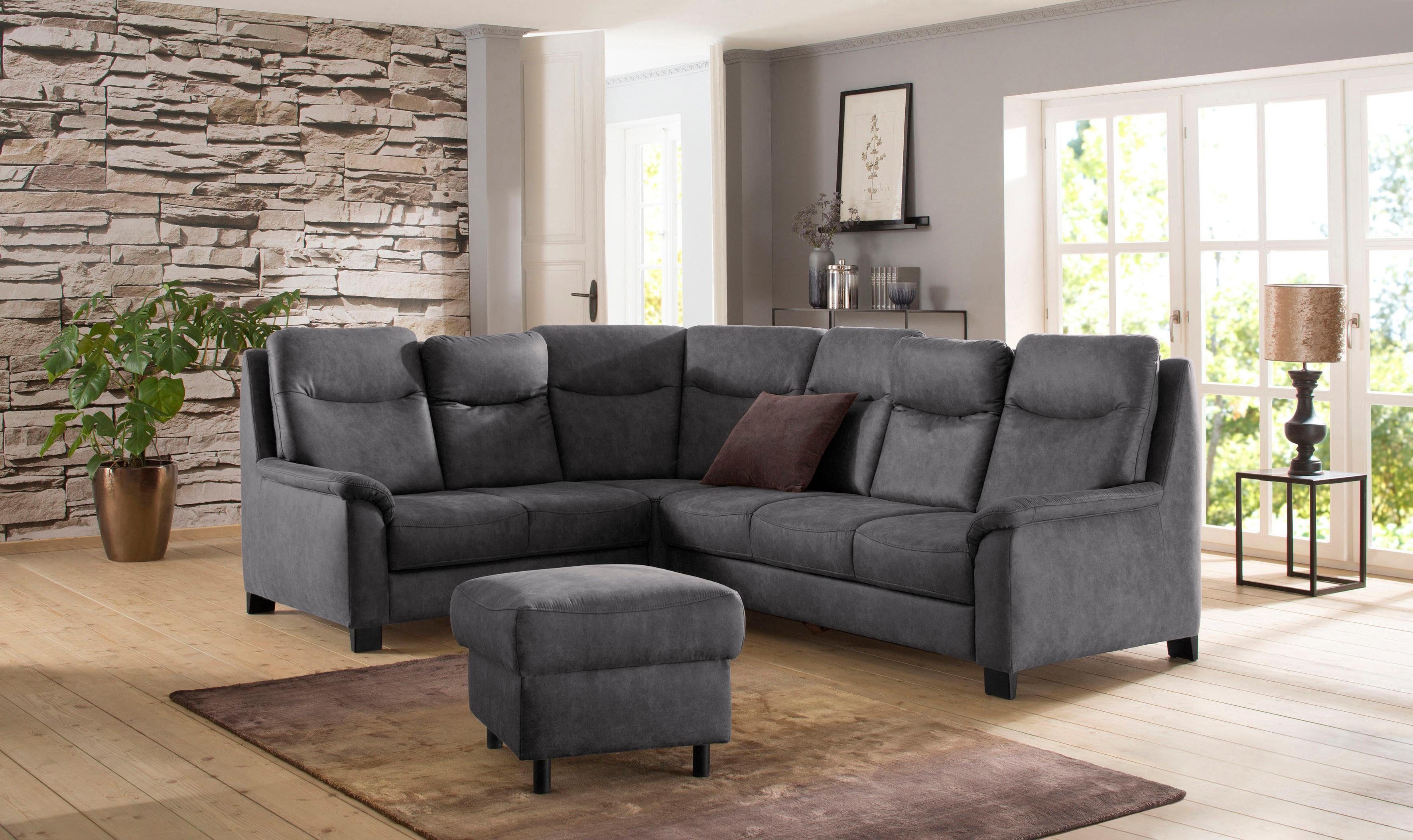 Home affaire Ecksofa Boccaccio L-Form, mit günstig online kaufen