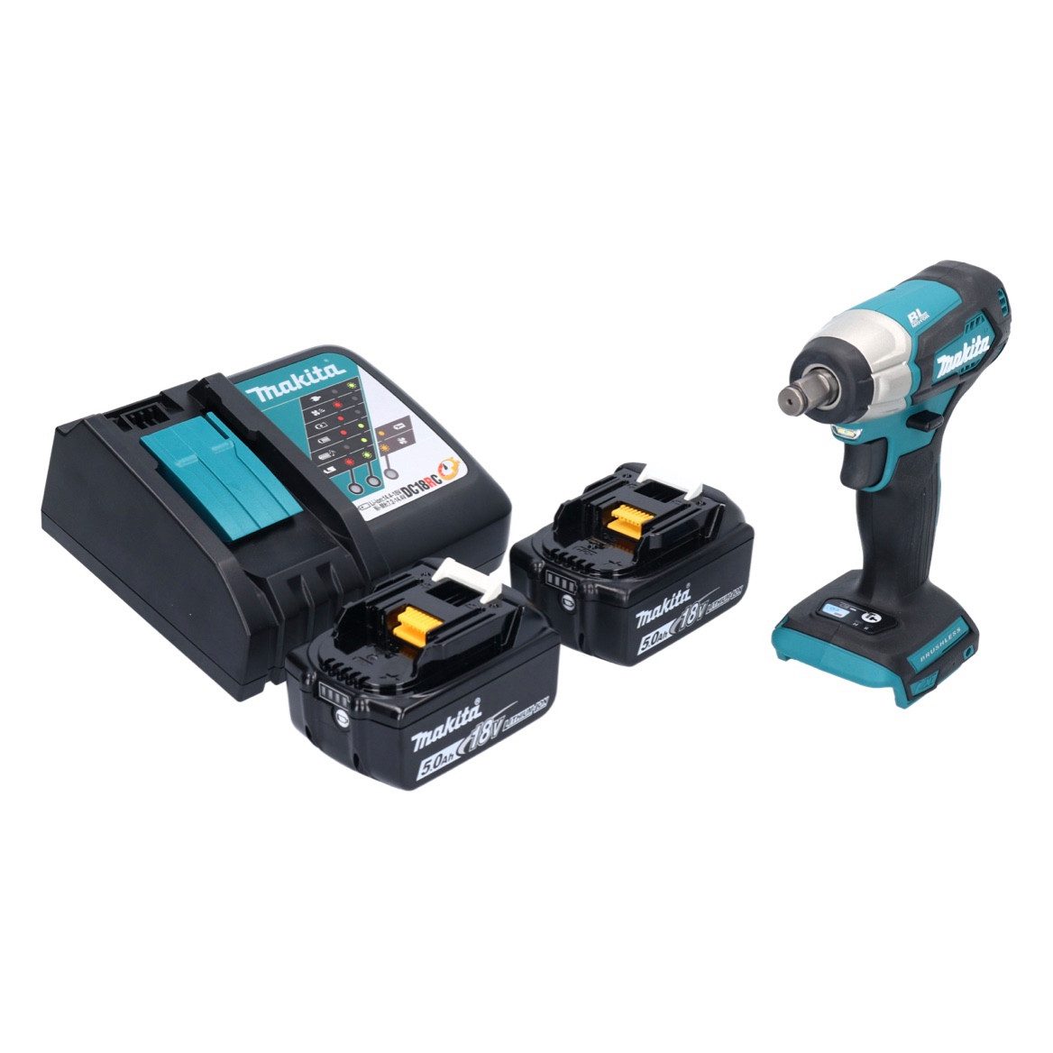 Thumbnail - Makita Akku-Schlagschrauber DTW 181 RT Akku Schlagschrauber 18 V 210 Nm 1/2" Brushless + 2x Akku