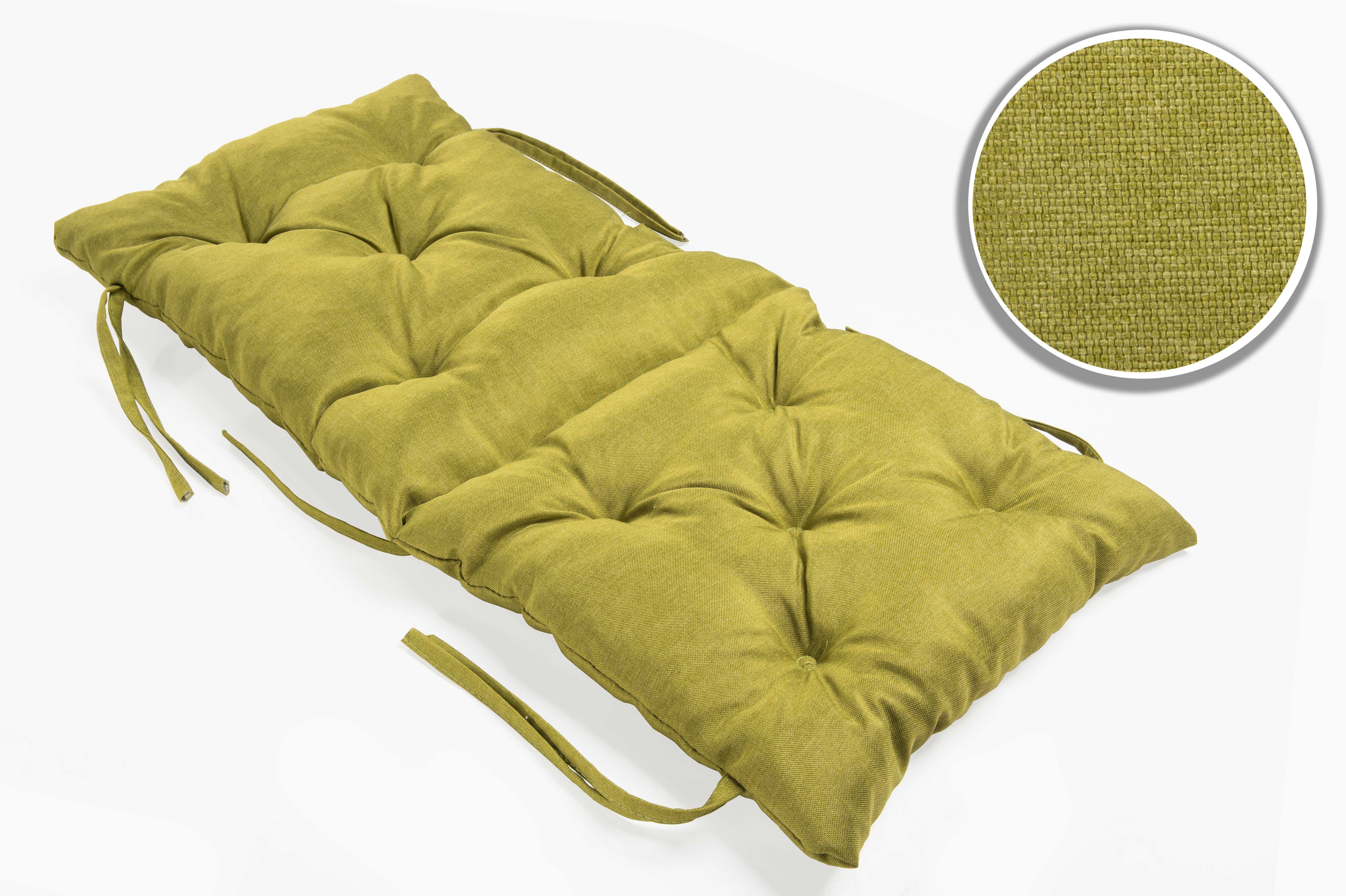 sunnypillow Bankauflage Bankauflage Stuhlkissen viele Farben und Größen zur Auswahl, 50x50x50cm grün