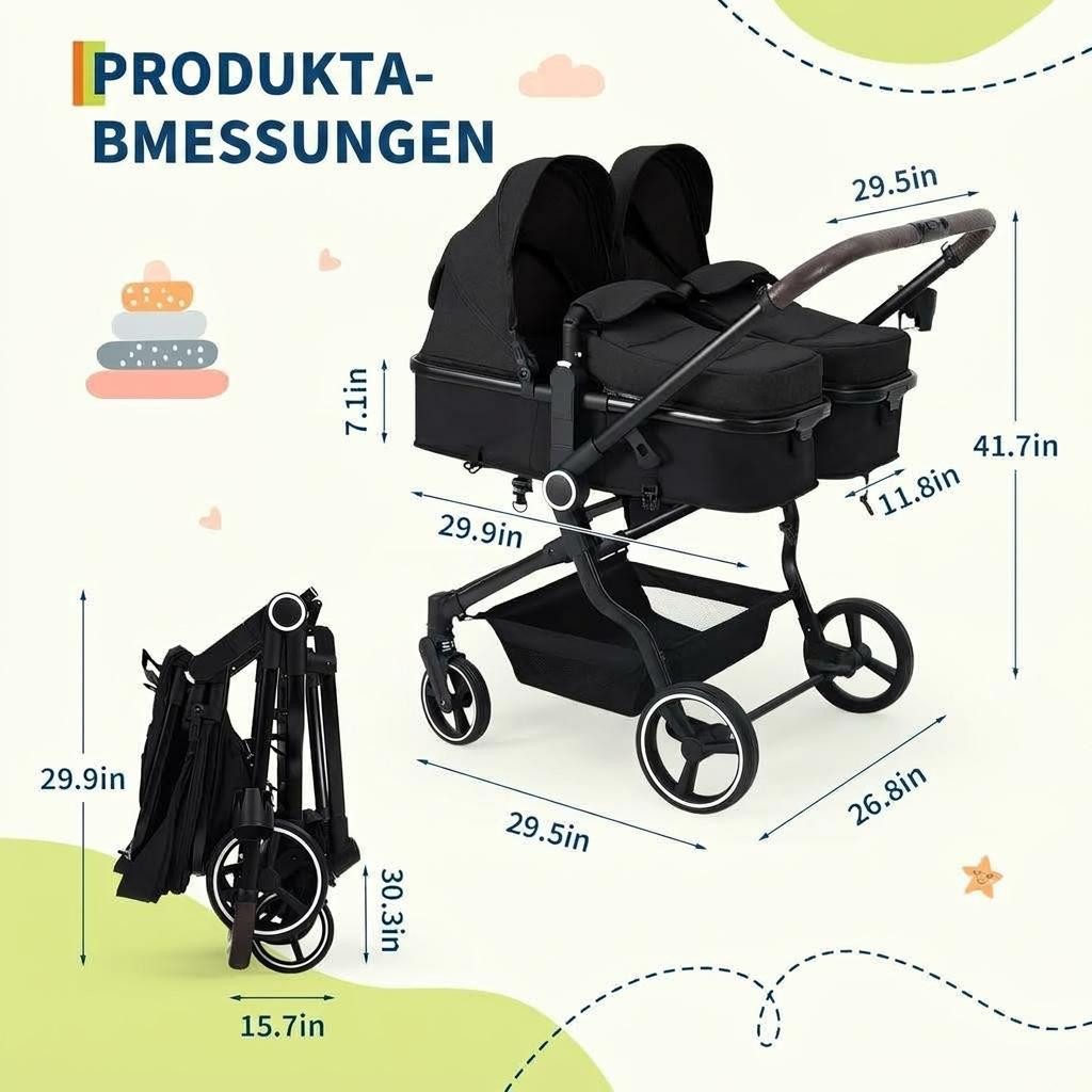GarveeMore Zwillingsbuggy - Bild 2