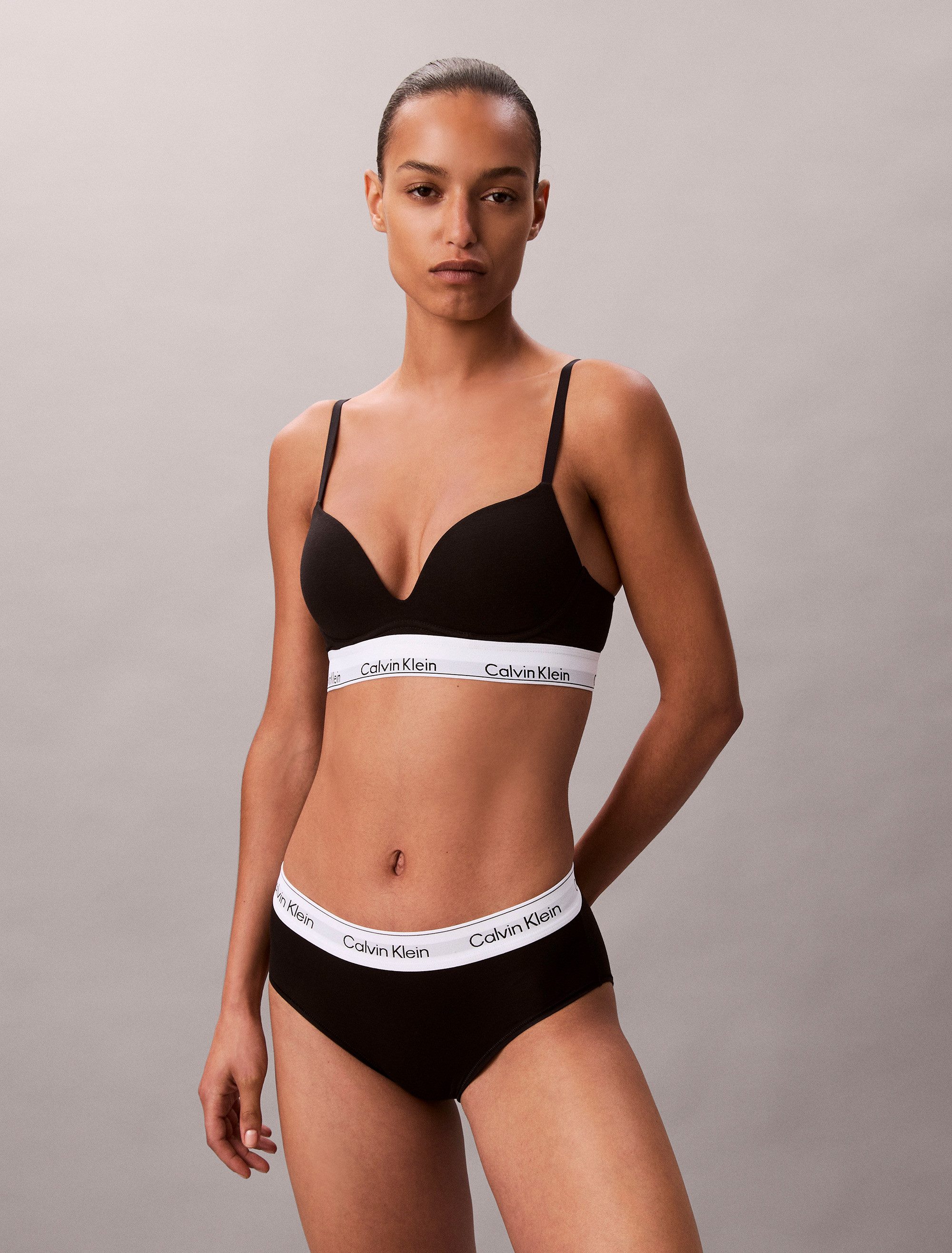 Calvin Klein Underwear Push-up-BH PLUNGE PUSH UP mit Logobund