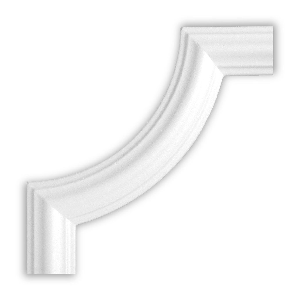 Homestar Zierleiste BI 40 (r=120mm), zum kleben, Polystyrol, überstreichbar