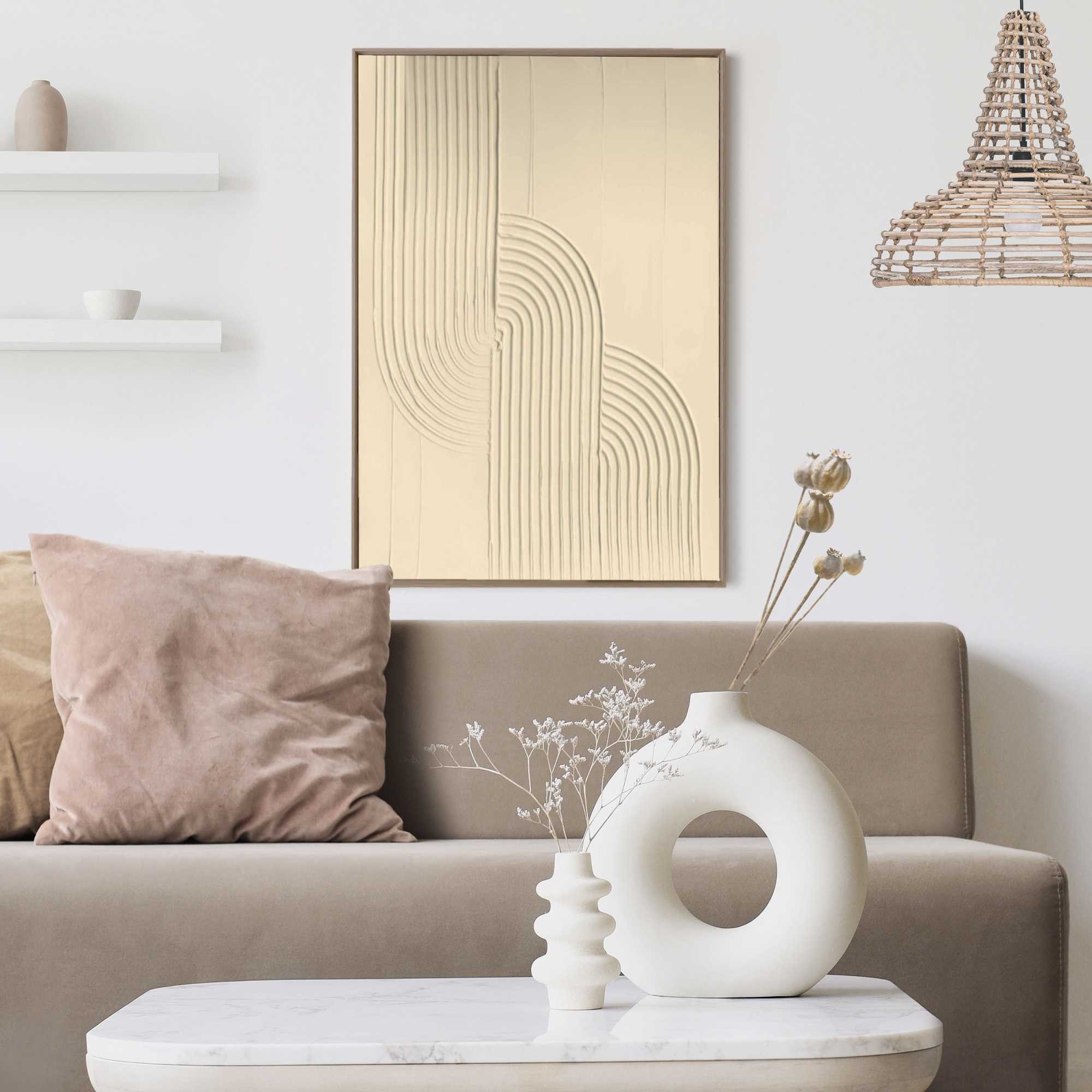 Reinders! Wandbild Knot - sand, Wohnzimmer günstig online kaufen