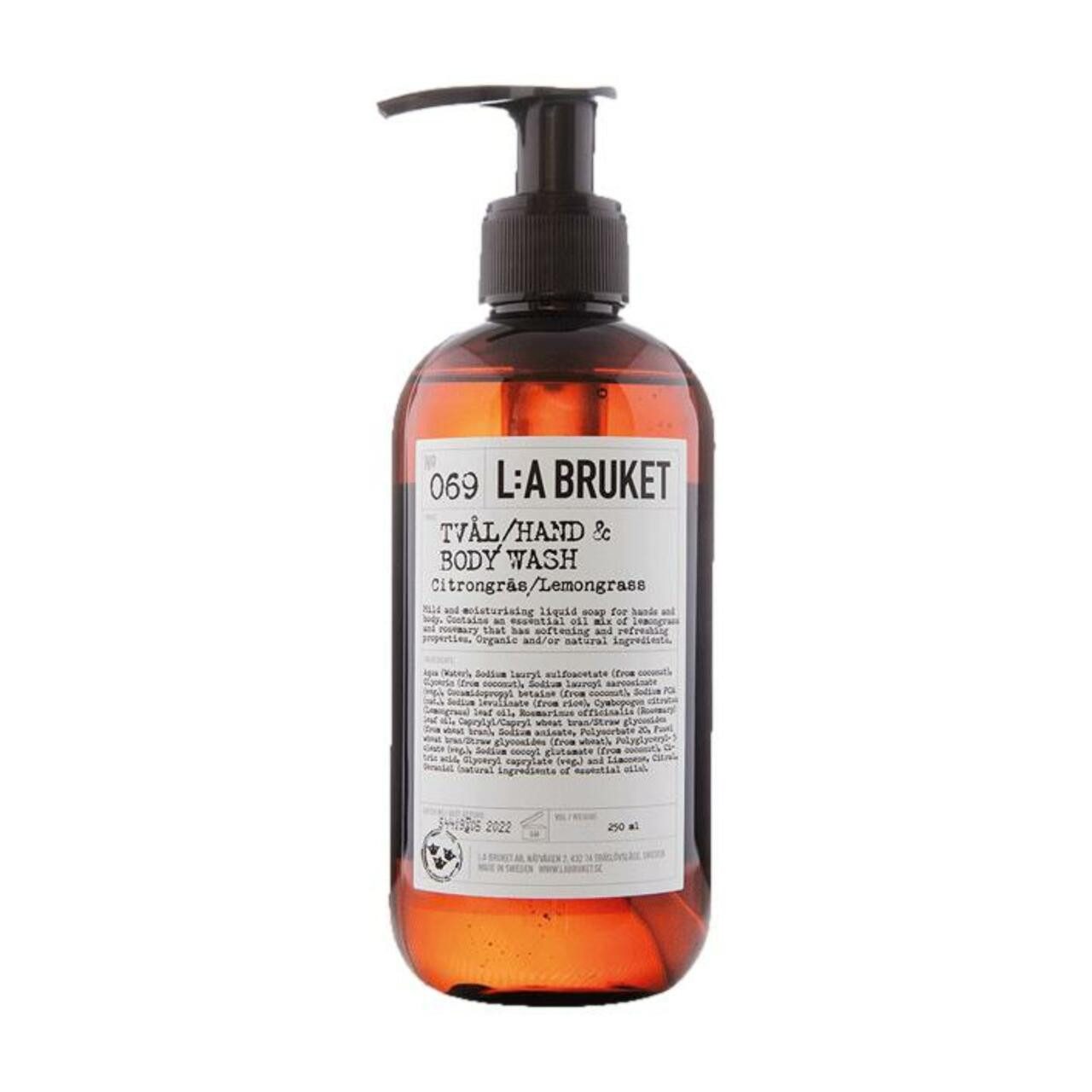L:A BRUKET Duschgel 069 Hand & Body Wash Lemongrass