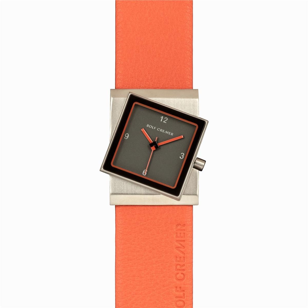 Rolf Cremer Quarzuhr Rolf Cremer Big Turn Uhr Unisex 508308 Leder, Apricot, (1-tlg)