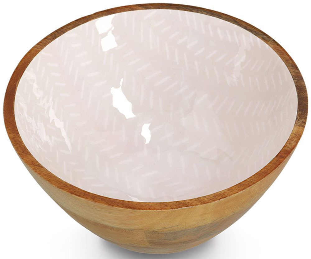Zeller Present Schale Mangoholz, beige, Massivholz, hochwertiges natürliches Material