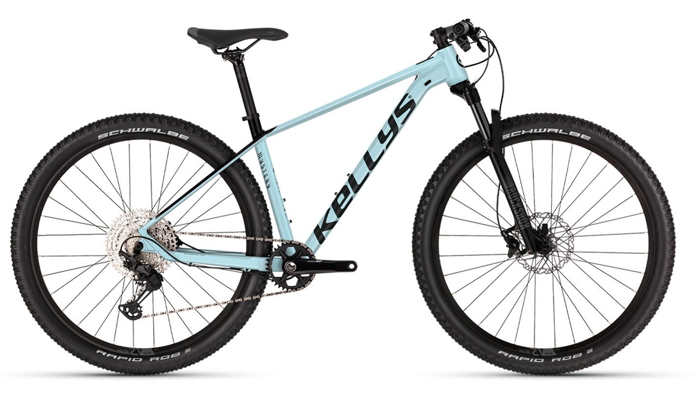 Kellys Mountainbike MTB Hardtail MYSTERY 70 Sky Blue 27,5" Diamant, 12 Gang Shimano SHIMANO Deore XT M8100 (direct mount) Schaltwerk