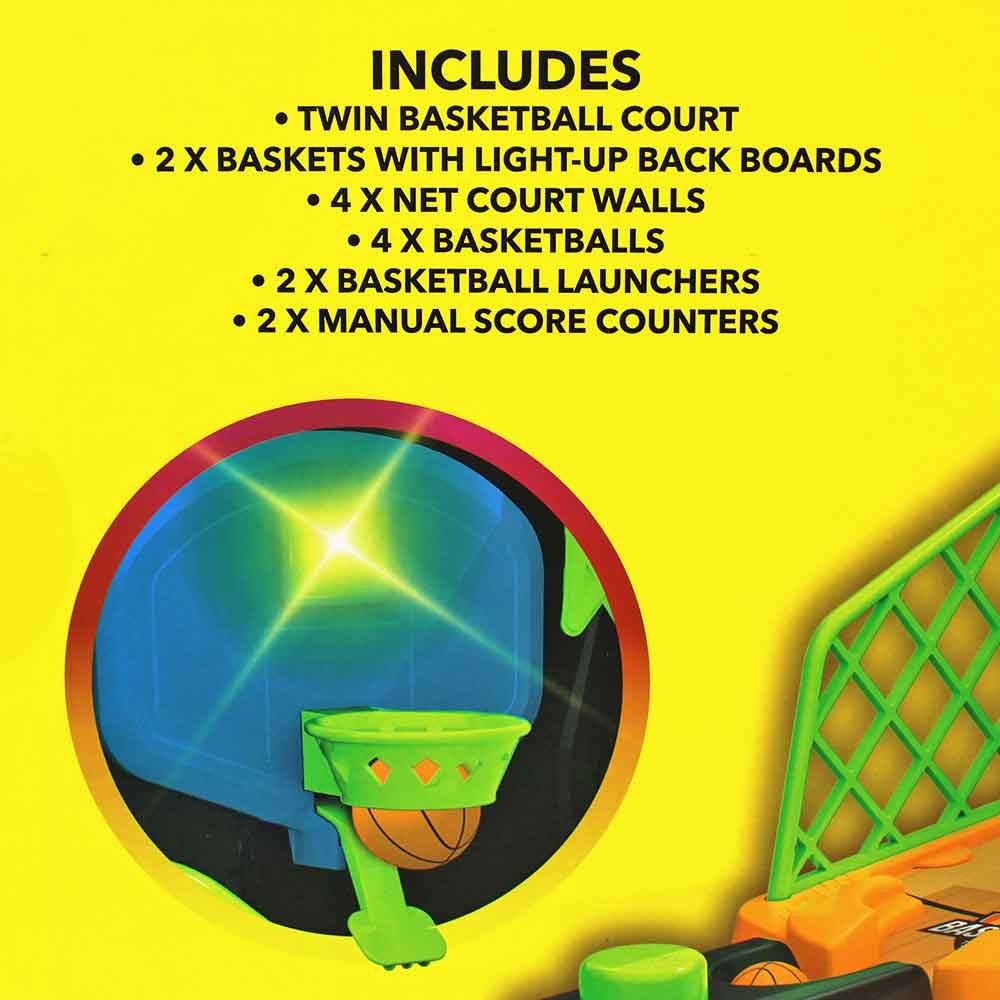 BEMIRO Spiel Basketball Tischspiel groß "Shoot-out"