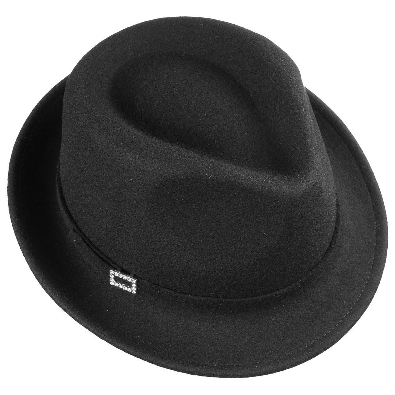 Lipodo Trilby (1-St) Damentrilby, Made schwarz Italy in