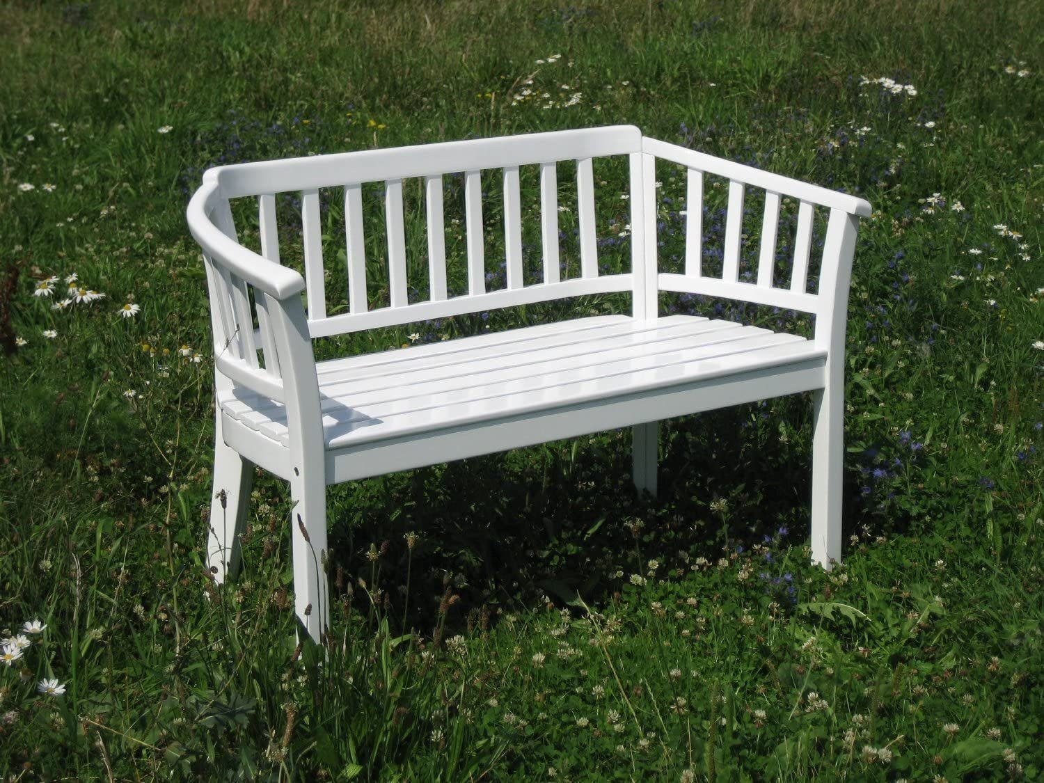Sedex Gartenbank Veronica Gartenbank Sitzbank Weiß Gewischt günstig online kaufen