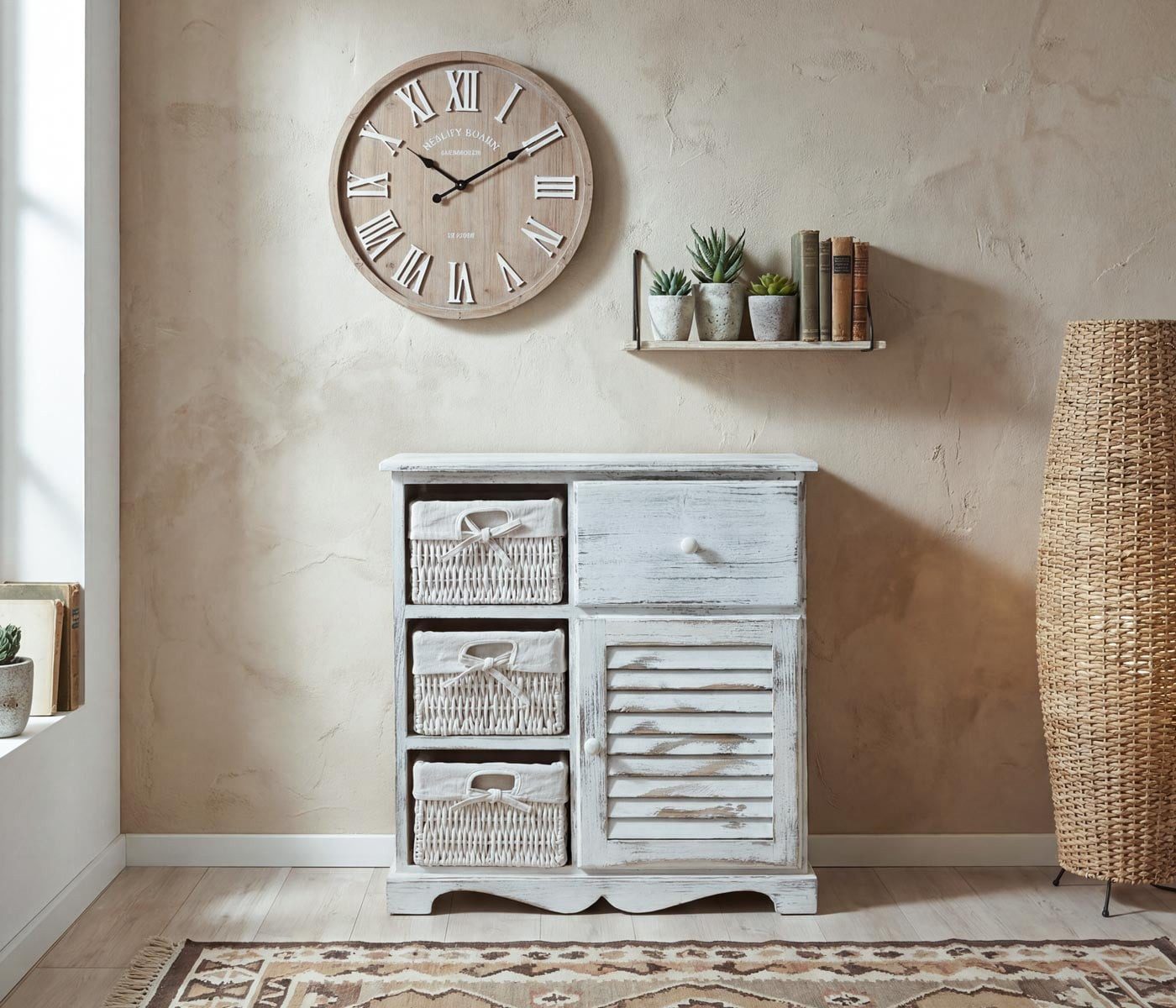 MCW Kommode Kommode-3, Modernes Design, Vielseitig verwendbar, Massiv