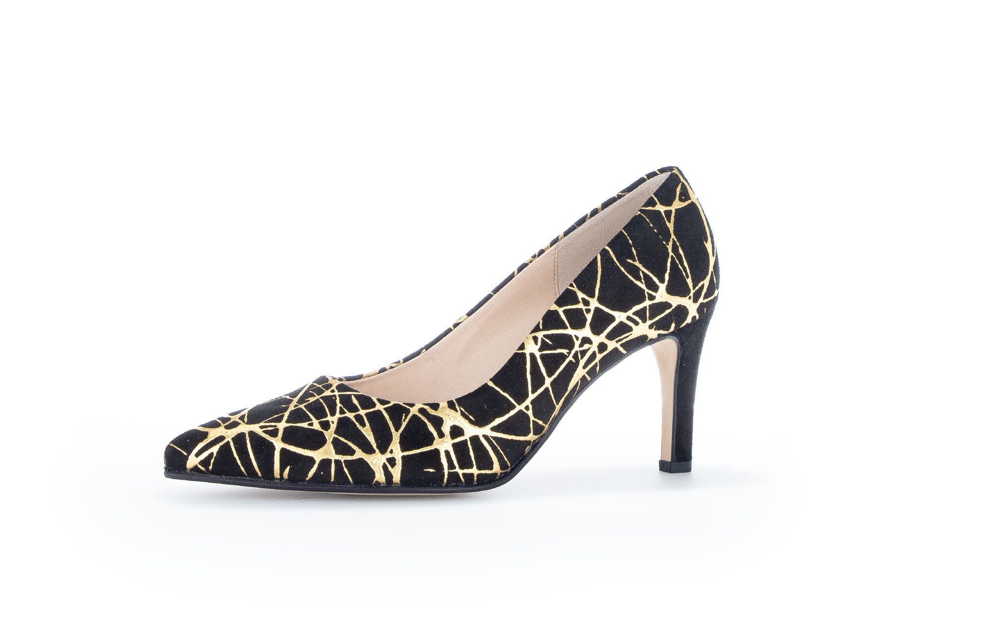 Gabor 91.380.37 Pumps schwarz/gold / 37