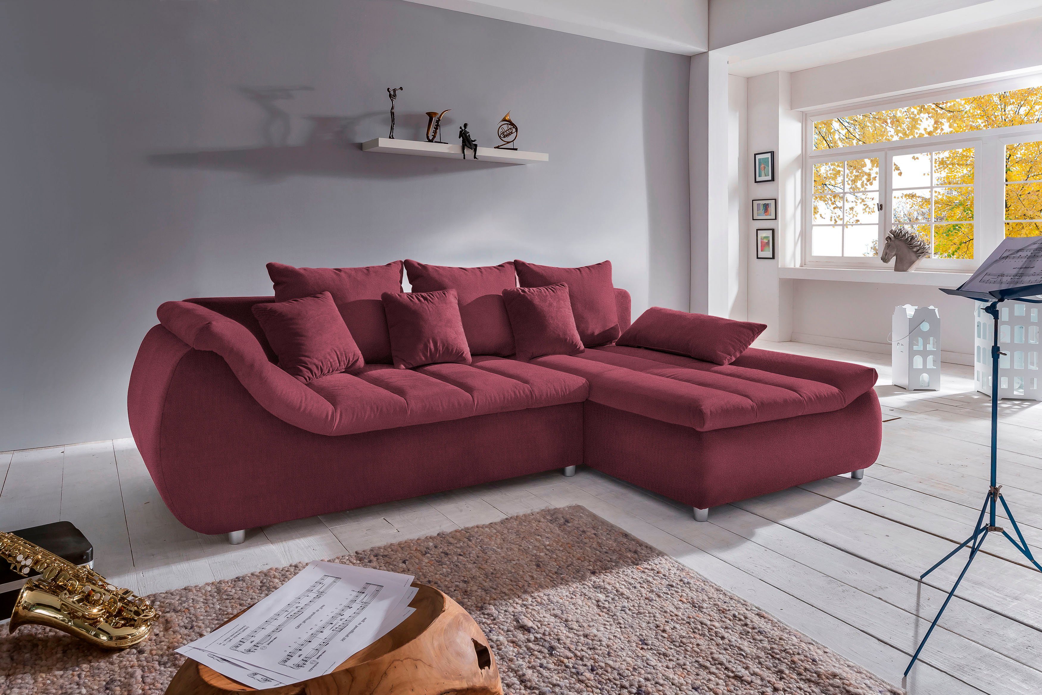 INOSIGN Ecksofa Imola elegant und bequem, günstig online kaufen