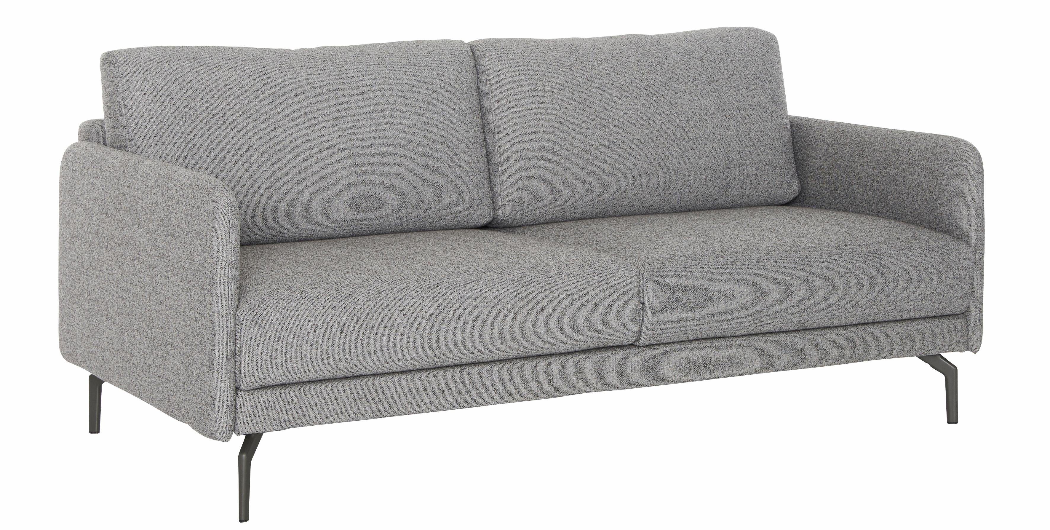 Armlehne Breite 3-Sitzer Umbragrau hülsta hs.450, sofa sehr Alugussfuß schmal, cm, 190