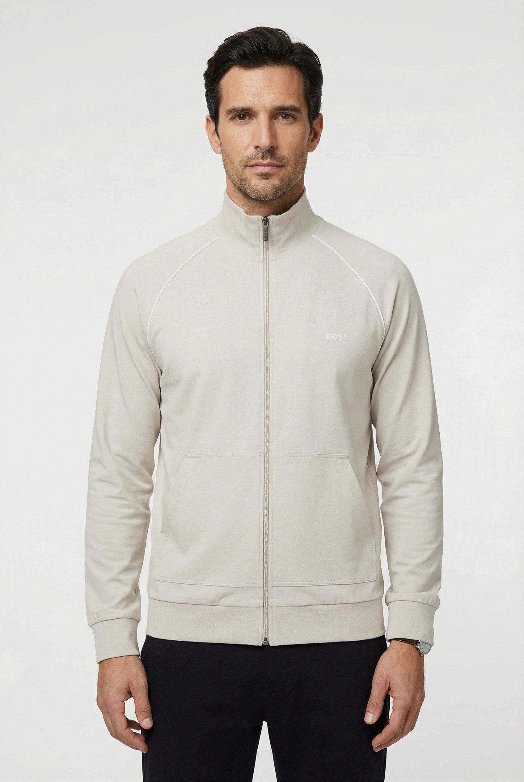 BOSS Sweatjacke Mix&Match Jacket Z mit Kängurutasche