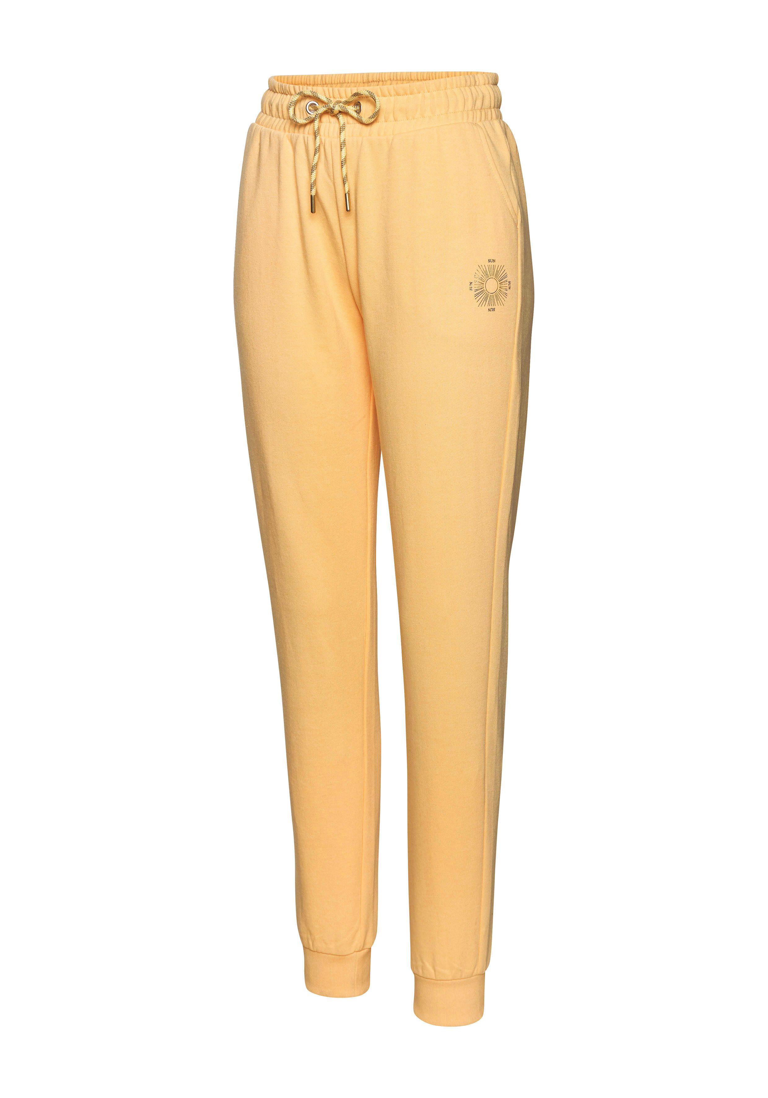 Buffalo Sweathose Loungehose mit seitlichen Taschen und kleinem Druck, Loungewear – Bild 5 von 5
