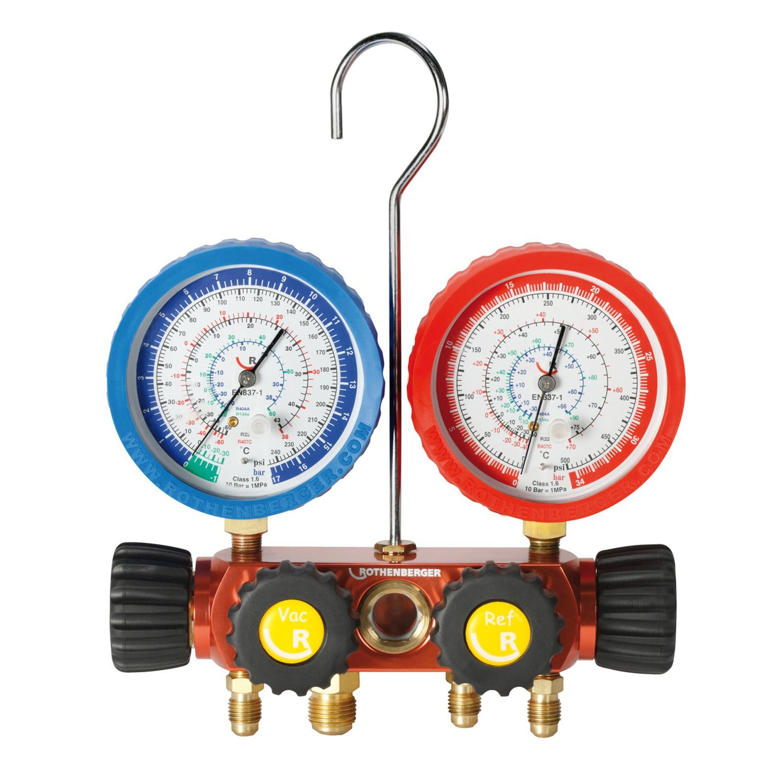 Rothenberger Kältemittel ROTHENBERGER Monteurhilfe-Set 4-Wege II Plus, R410A - 170608