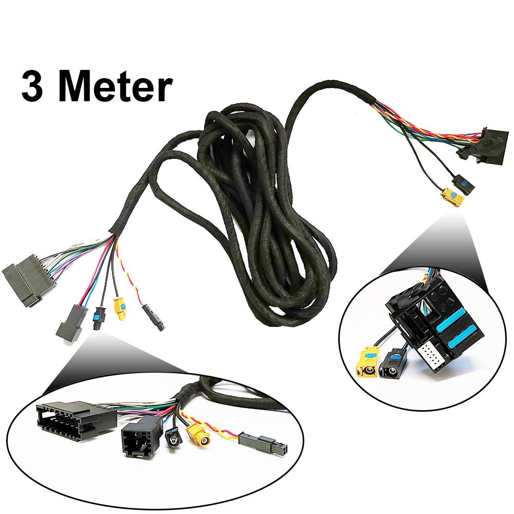 TAFFIO LWL Kabel auf NTG2.5 Stecker Adapter MercedesW171 R171 W211 W219 APS50 KFZ-Adapter