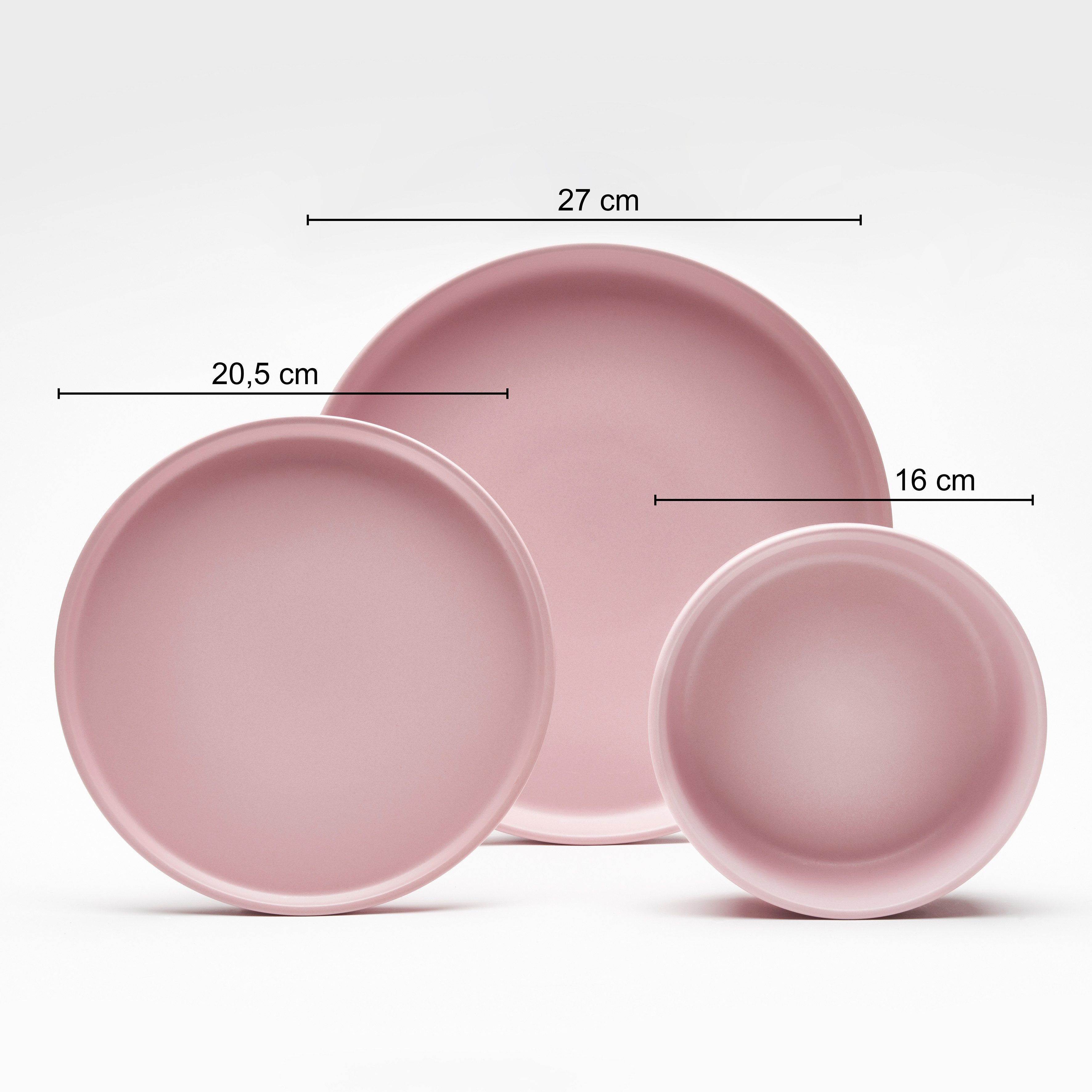 LeGer Home by Lena Gercke Tafelservice Geschirr-Set, Service Belli (12-tlg), 4 Personen, Steingut, Teller Set, runde Form, Scandi Style, 12 Teile, für 4 Persone – Bild 5 von 5