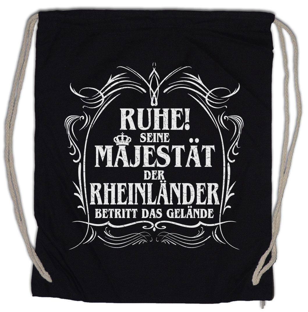Turnbeutel Seine Majestät Der Rheinländer Turnbeutel NRW Nordrhein Westfalen Köln