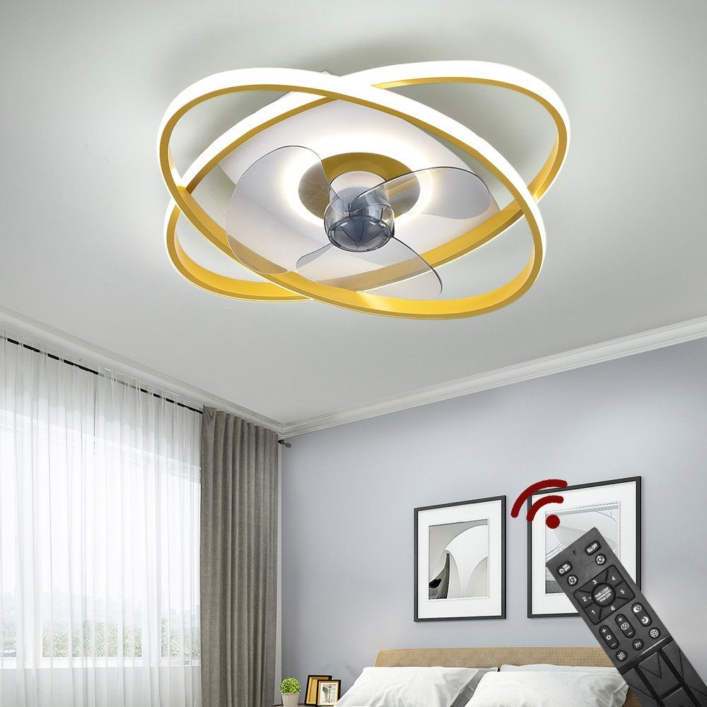 Euroton Deckenventilator Deckenventilator mit LED Beleuchtung günstig online kaufen