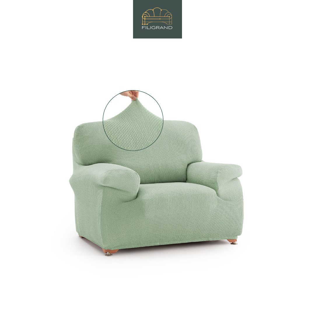 Belmarti Sesselhusse Bezug für Sessel, Relaxsessel, Ohrensessel made in Spain, elastisches Material, hochwertiger und langlebiger Baumwollmix