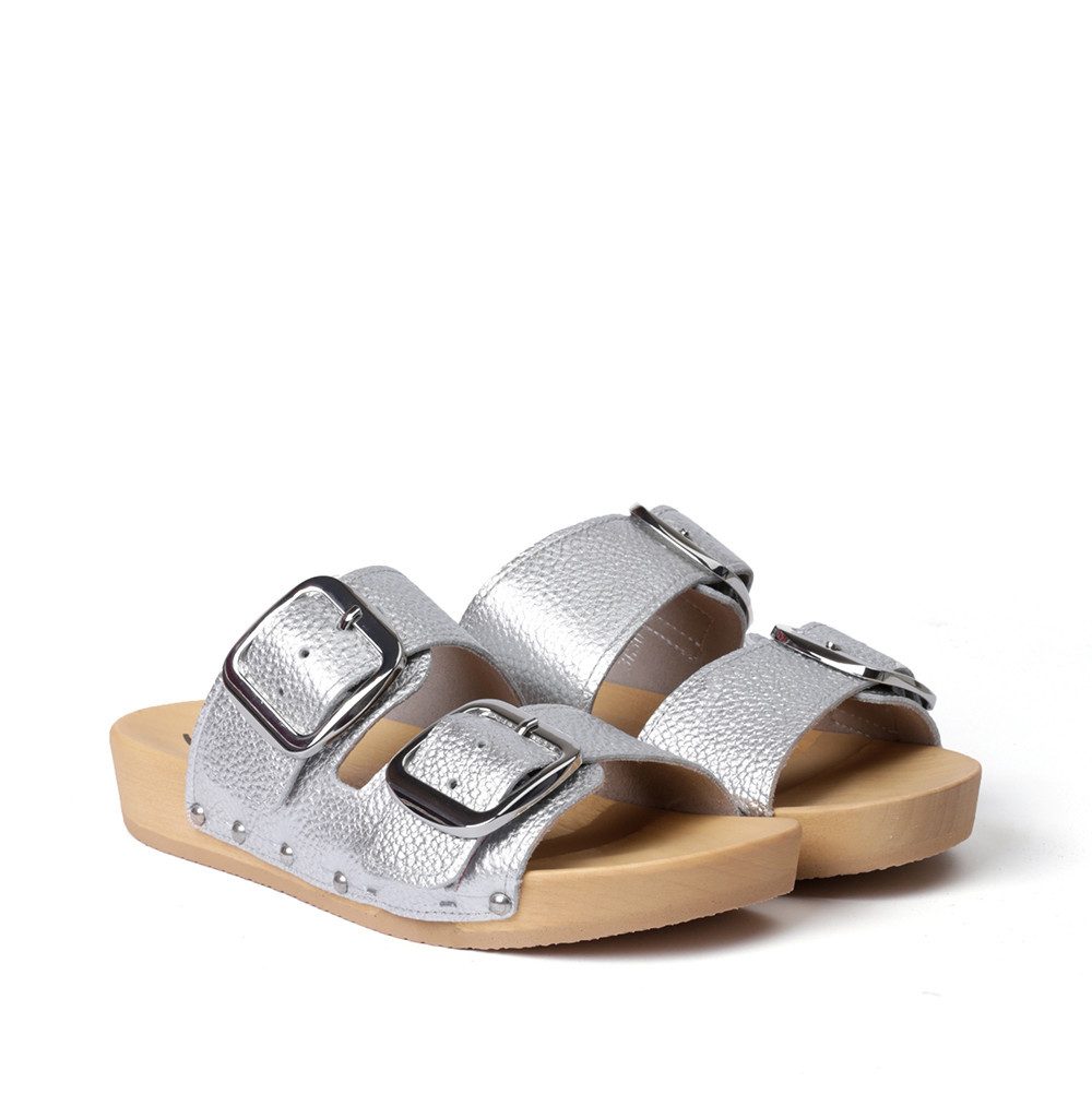 Softclox LENA Smooth leather silber (natur) günstig online kaufen