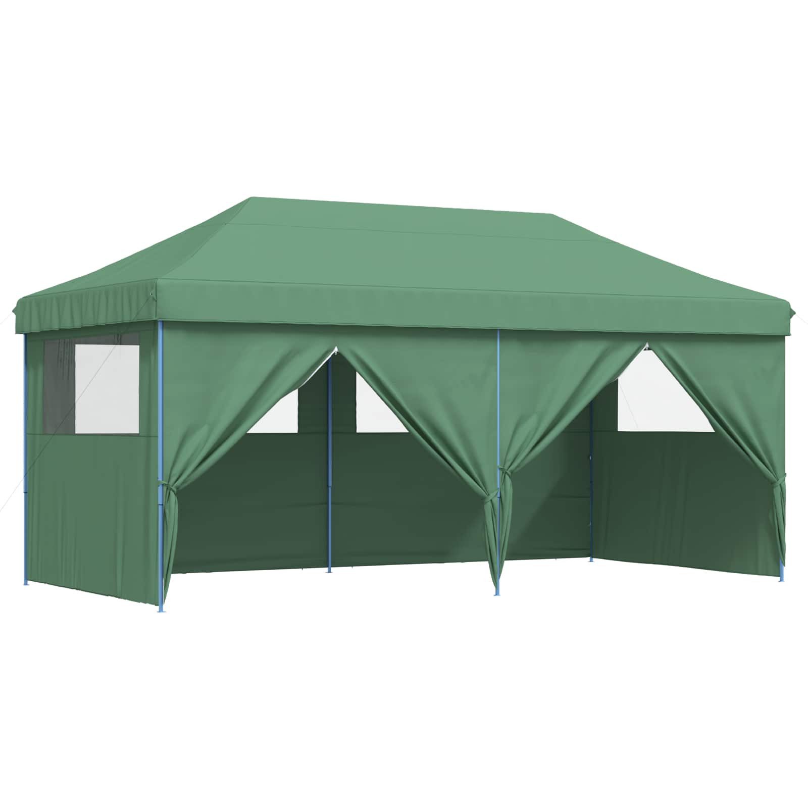 vidaXL Partyzelt Partyzelt 292 x 580 x 315 cm Grün Oxford-Stoff