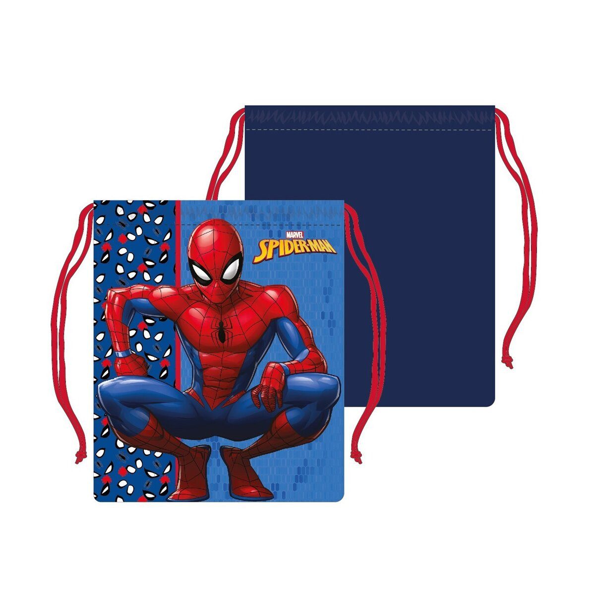 Spiderman Turnbeutel Spiderman Lunch-Tasche 26,5cm Kinder Brottasche Marvel (1-tlg)