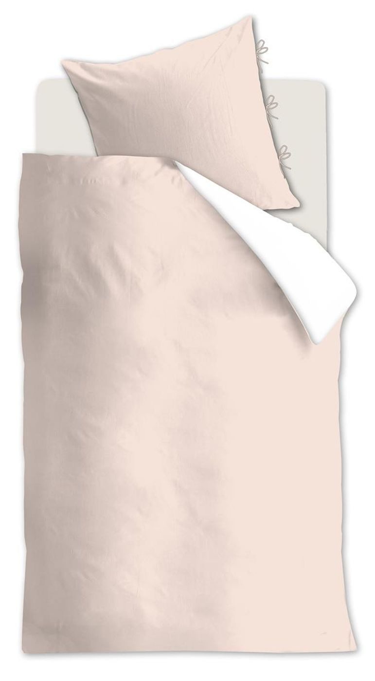 Rivièra Maison Kissenhülle Tranquility Soft Pink 80X80 Zartes Rosa Baumwolle - Leinen mix 80, (1 Stück), Kissenbezug für Dekokissen Zierkissen Kissenhülle