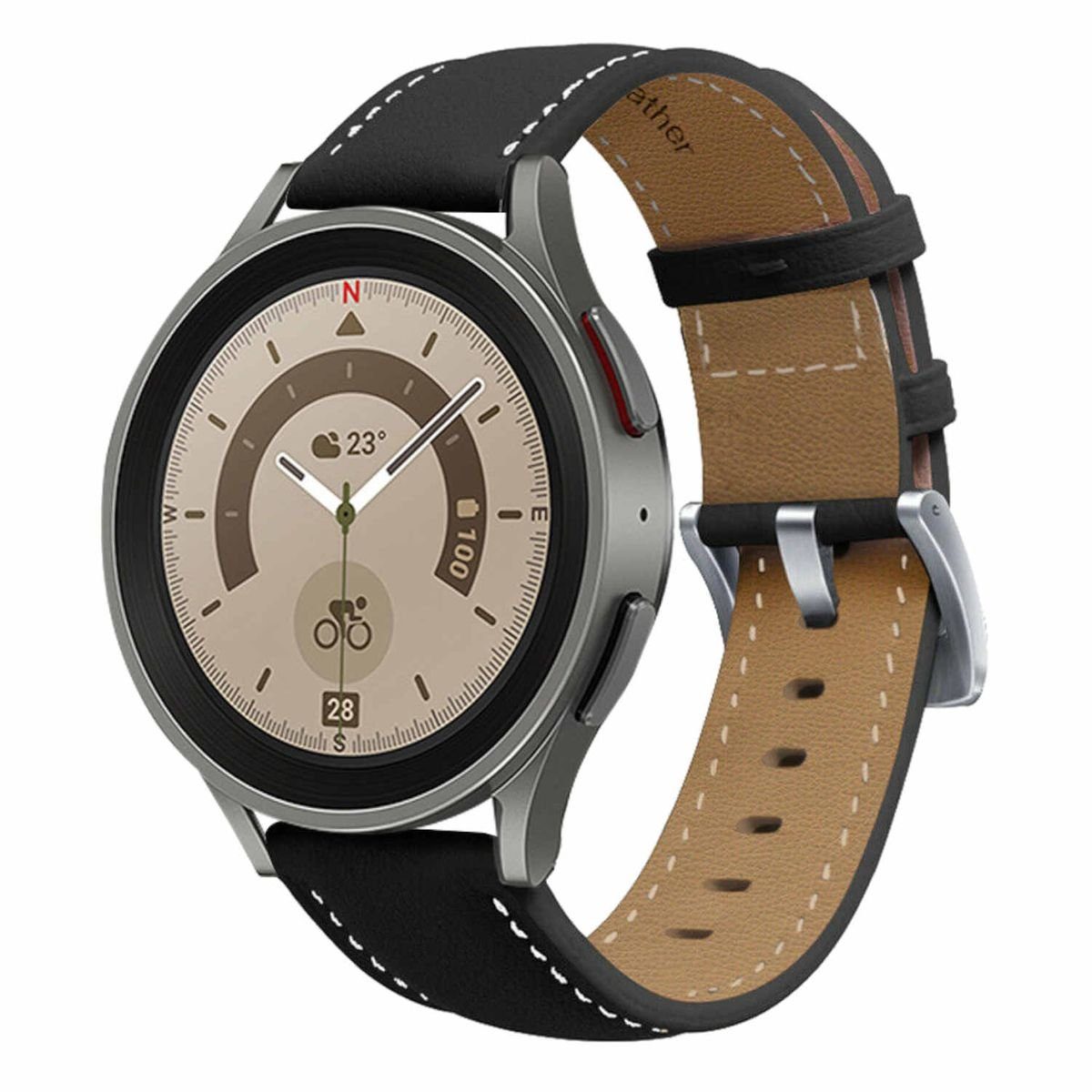 Wigento Smartwatch-Armband Für Samsung Galaxy Watch 6 5 4 Normal Pro  Classic alle Größen Armband
