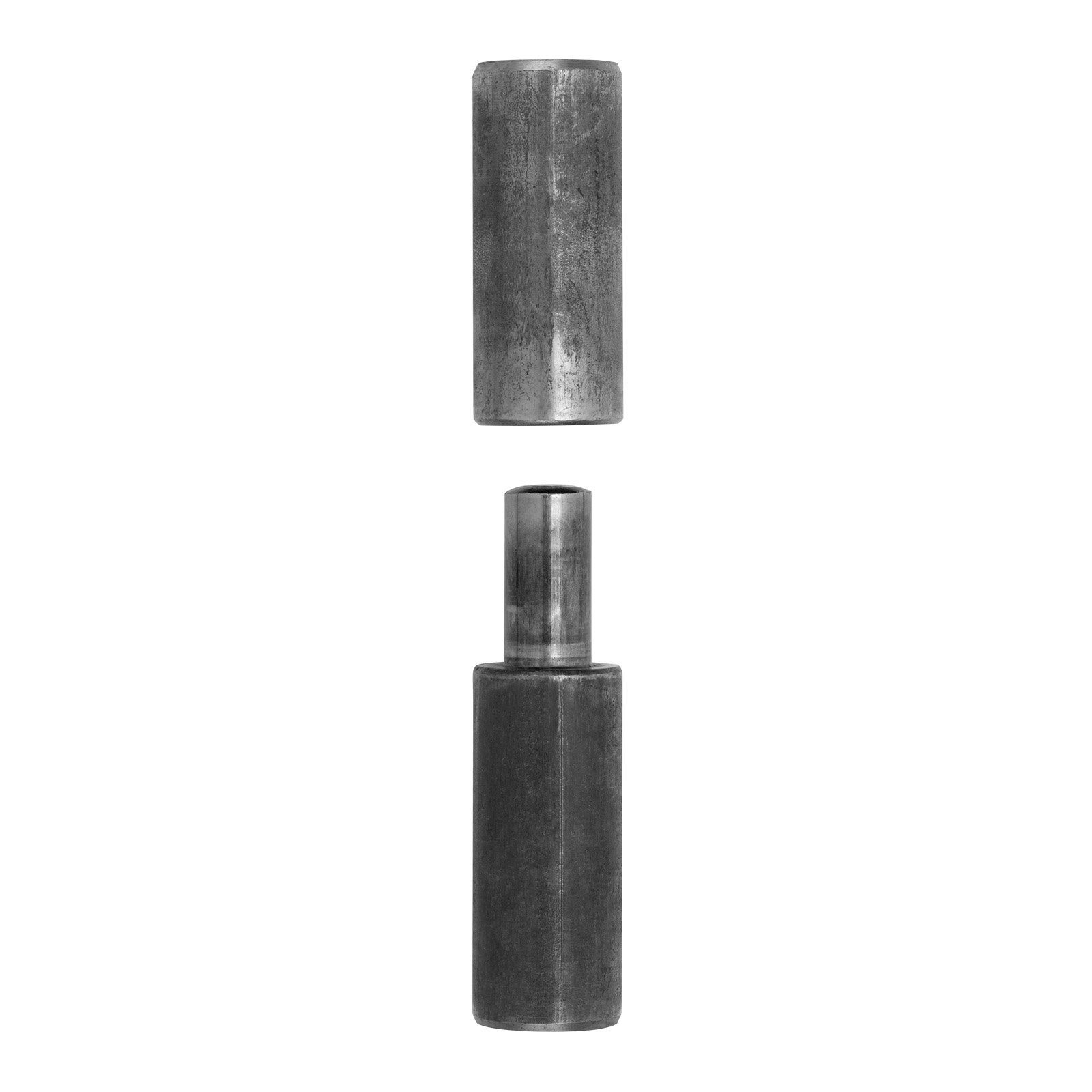 SO-TECH® Torbeschlag Anschweissband rund Ø 10 - 25 mm Höhe 50 - 120 mm (1 St), ohne Fahne, Stahl schwarz