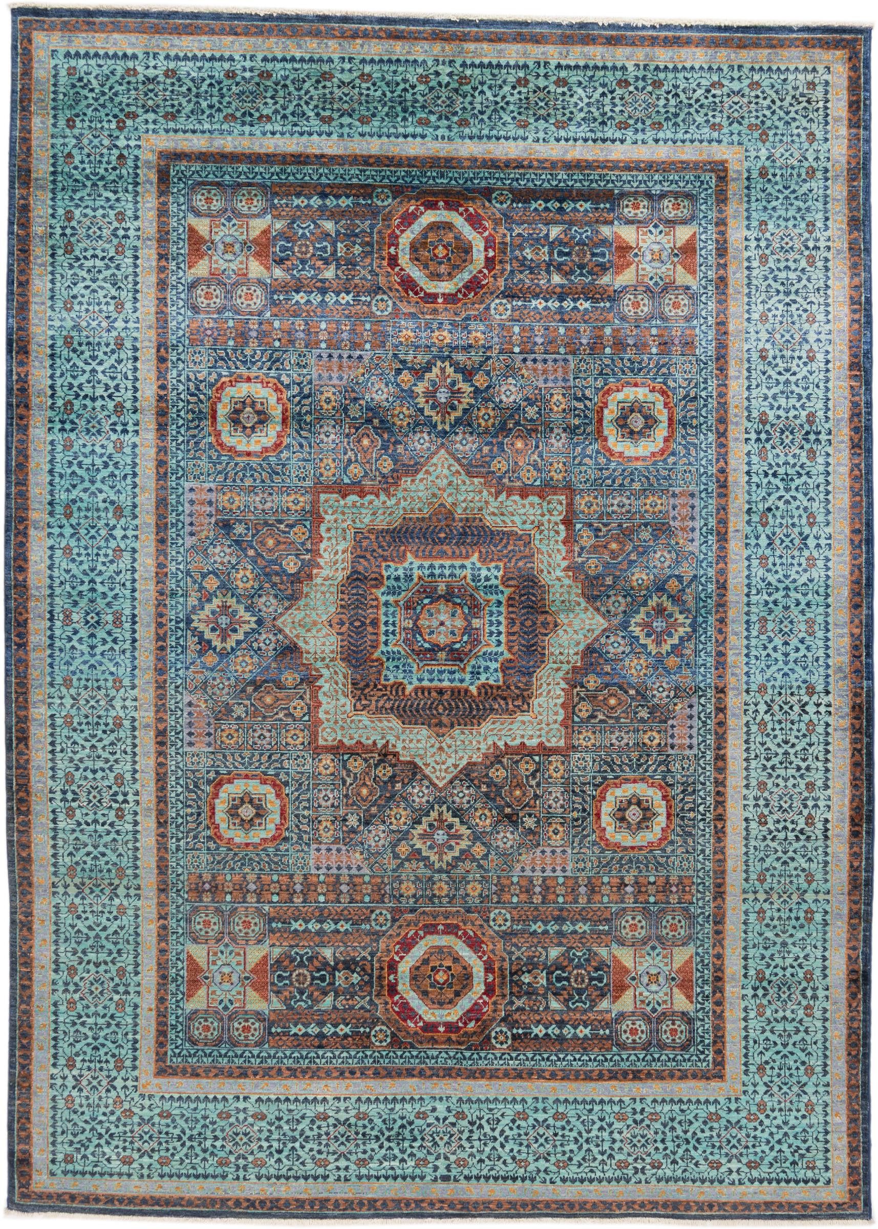 Nain Trading Orientteppich Mamluk 176x240 Handgeknüpfter Orientteppich, rechteckig, Höhe: 10 mm