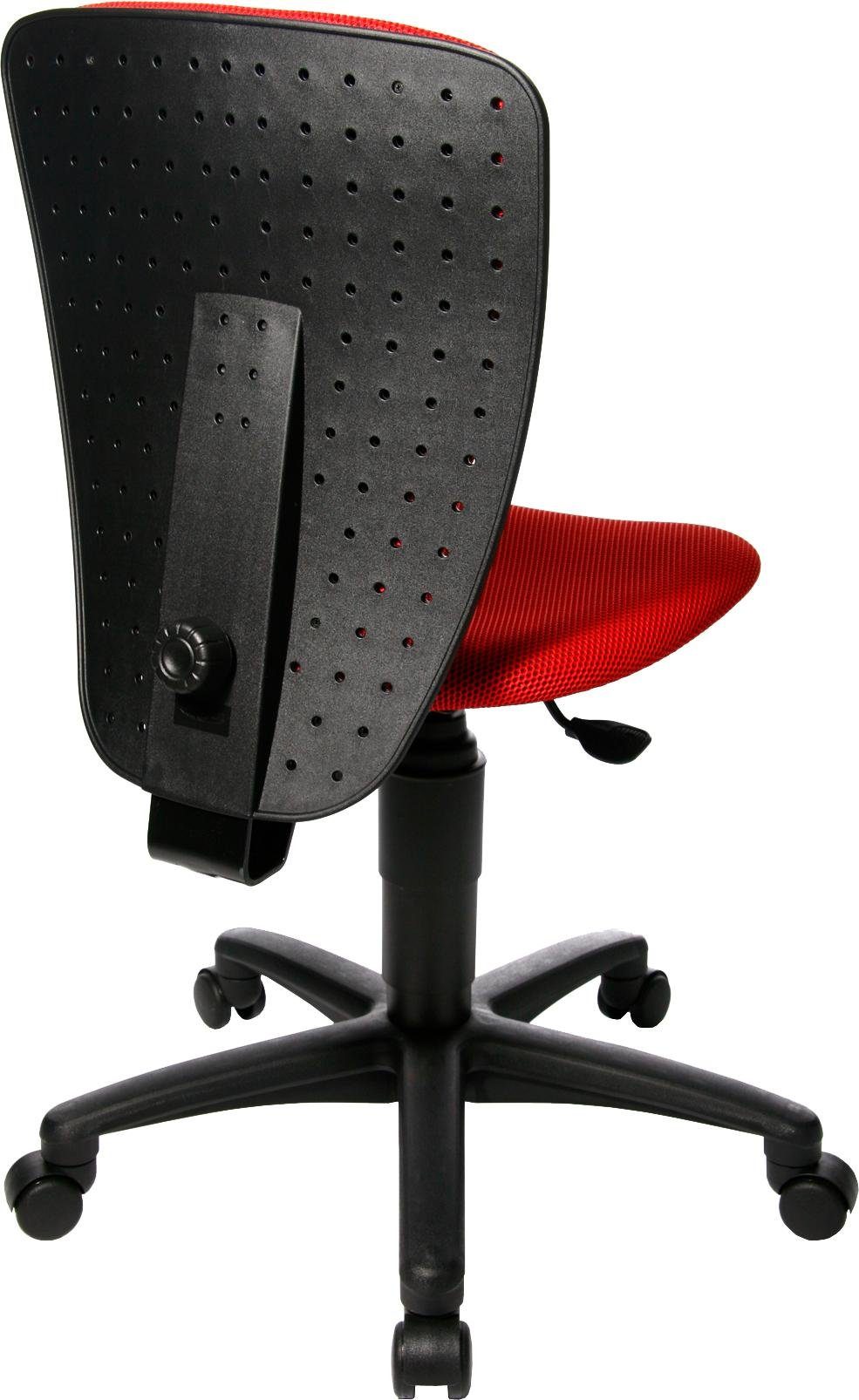 S'cool High TOPSTAR Bürostuhl rot-schwarz