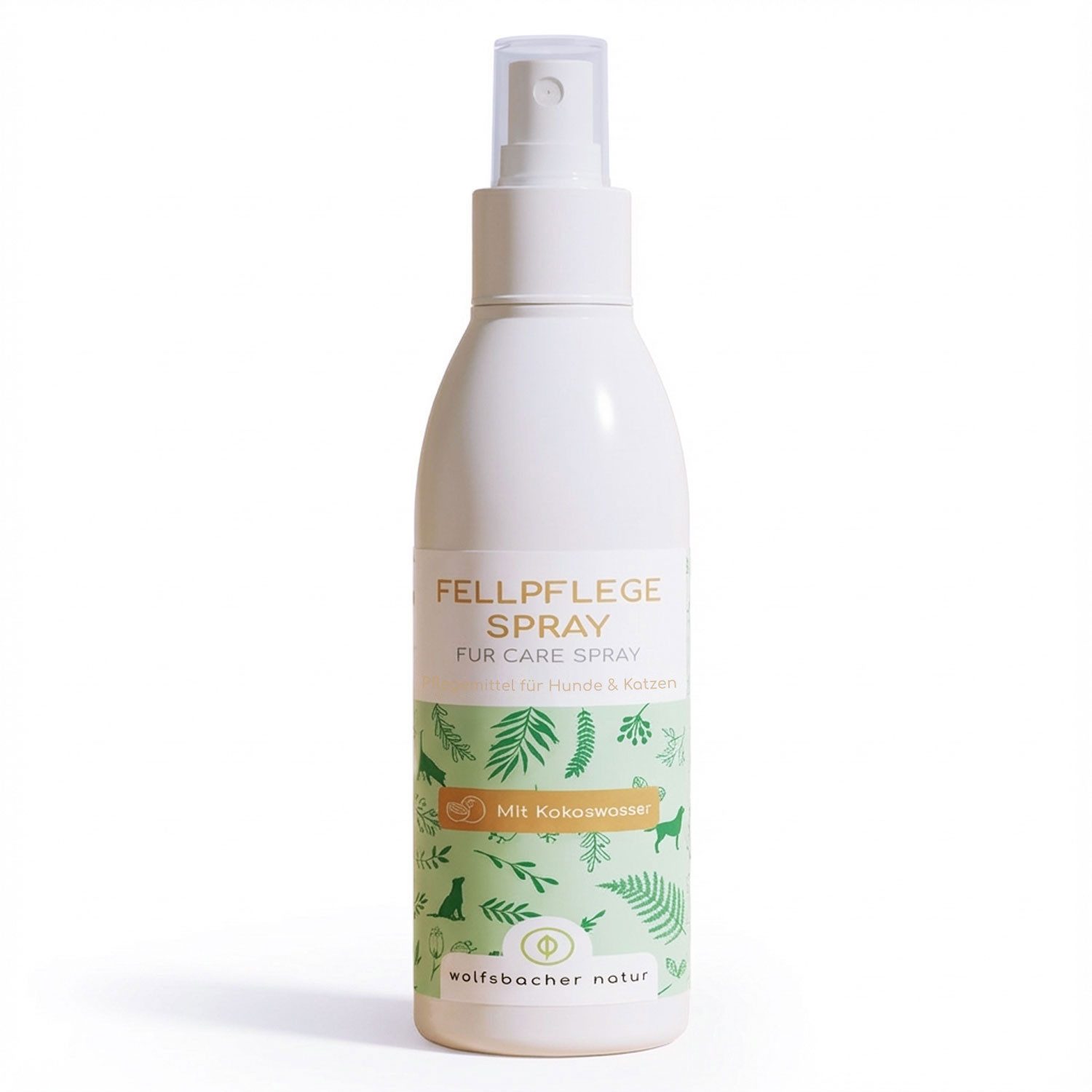 Wolfsbacher Natur Fell Well - Kokos Fellpflege Spray für Hunde und Katzen, für: Hund, Katze