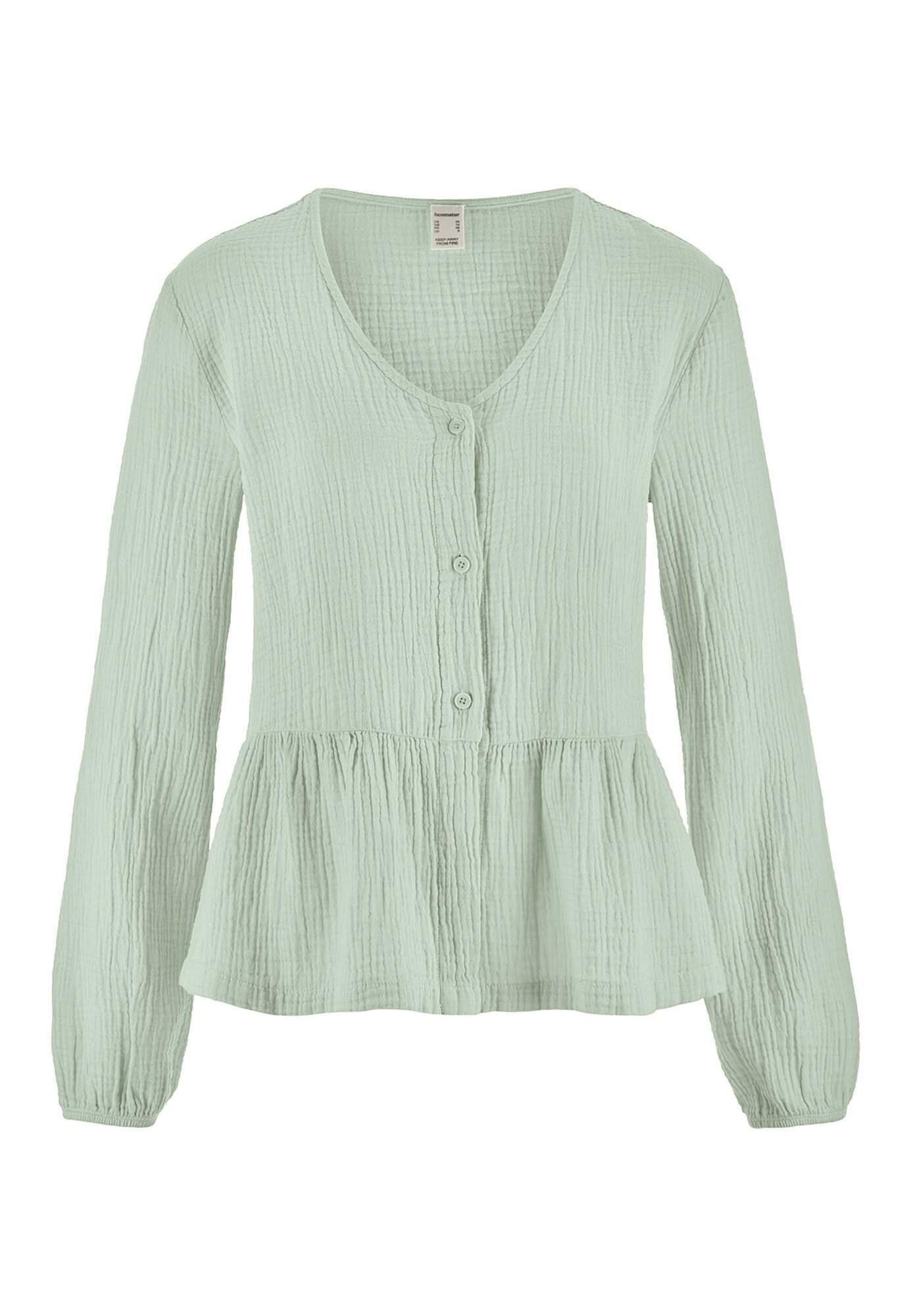 Pyjamaoberteil aus reiner Bio-Baumwolle