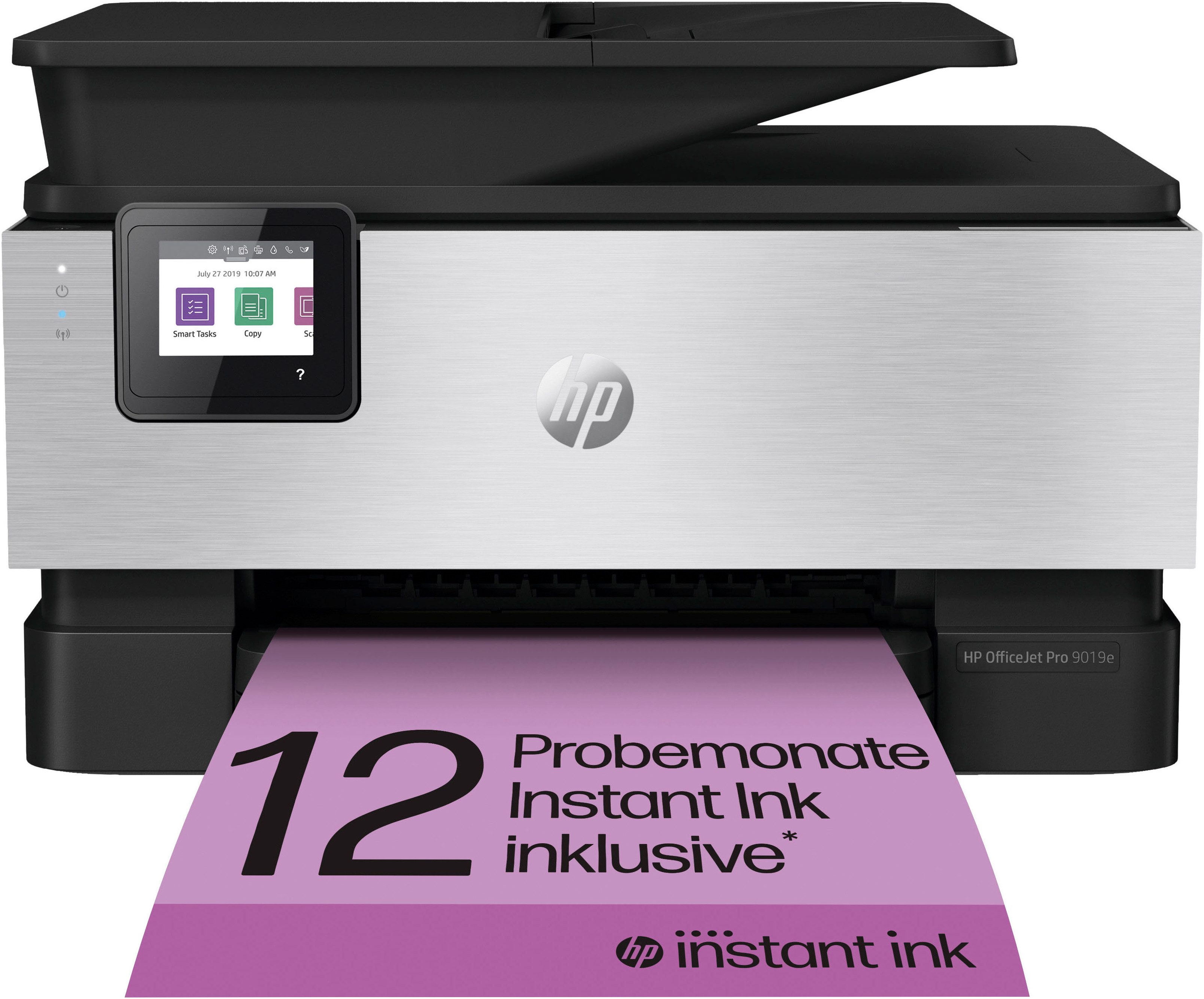 HP OfficeJet Pro 9019e Багатофункціональний принтер, (LAN (Ethernet), WLAN (Wi-Fi), 12 Monate gratis Drucken mit HP Instant Ink inklusive)