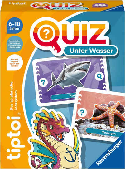 Ravensburger Spiel, tiptoi® Quiz Unter Wasser, Made in Europe, FSC® - schützt Wald - weltweit