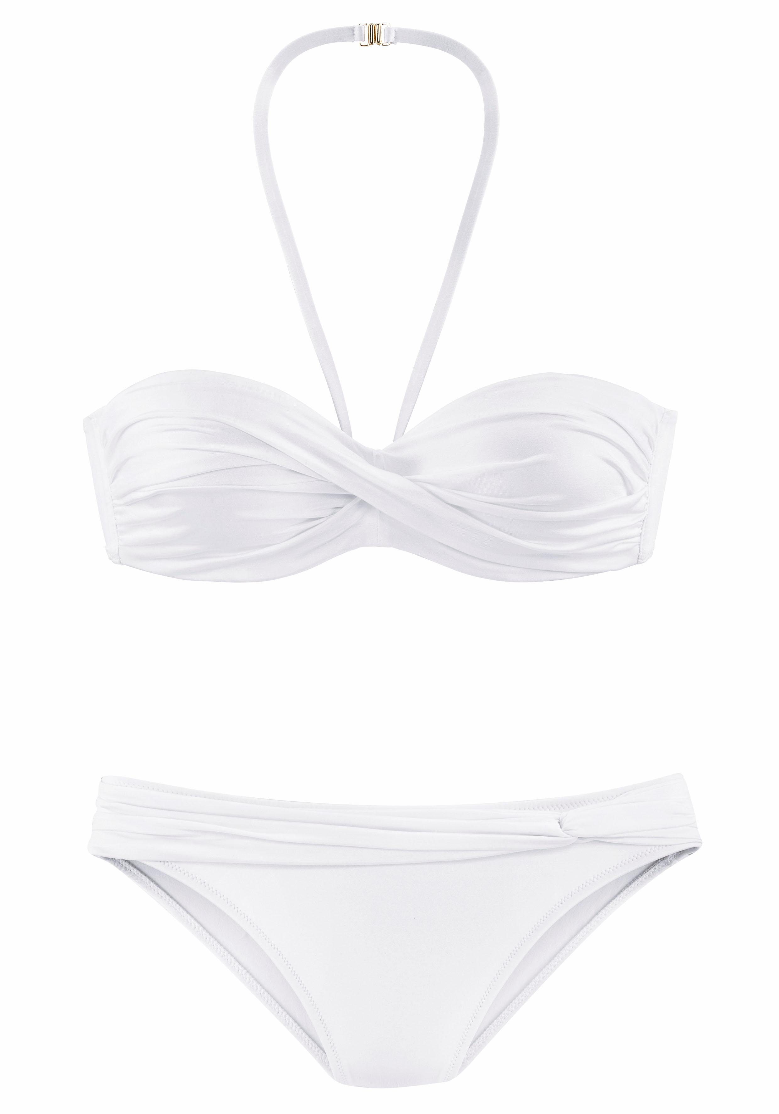 LASCANA Bügel-Bandeau-Bikini mit verschiedenen Trägervarianten günstig online kaufen